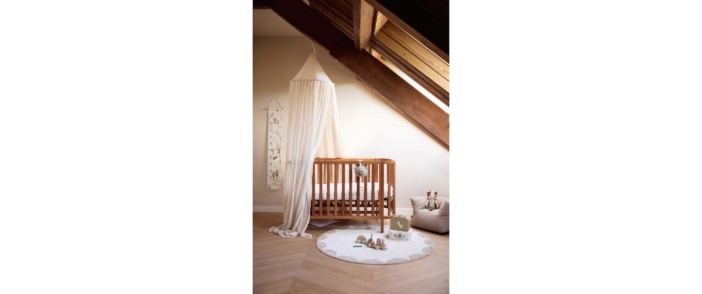 Jollein Fauteuil pour enfant »Teddy Warm Sand« Gemütlicher Kindersessel