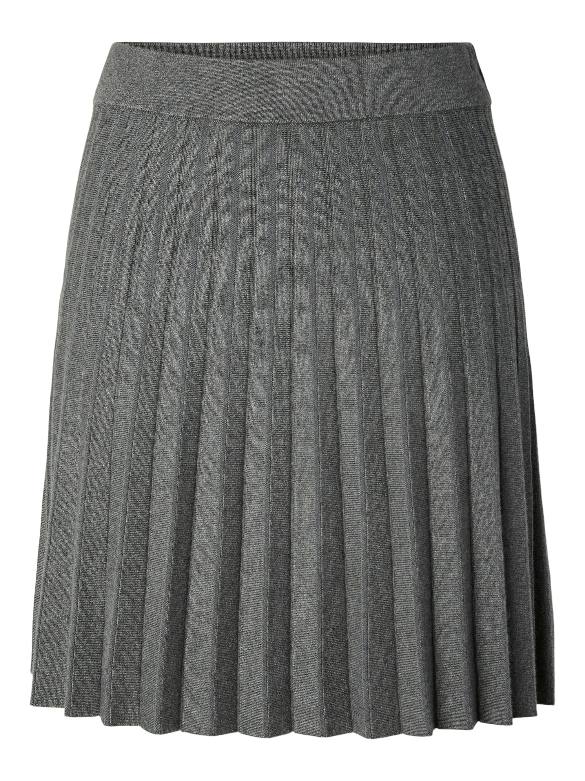 Y.A.S Strickrock »YASELENA HW PLEATED SKIRT S. NOOS« Viskosemischung