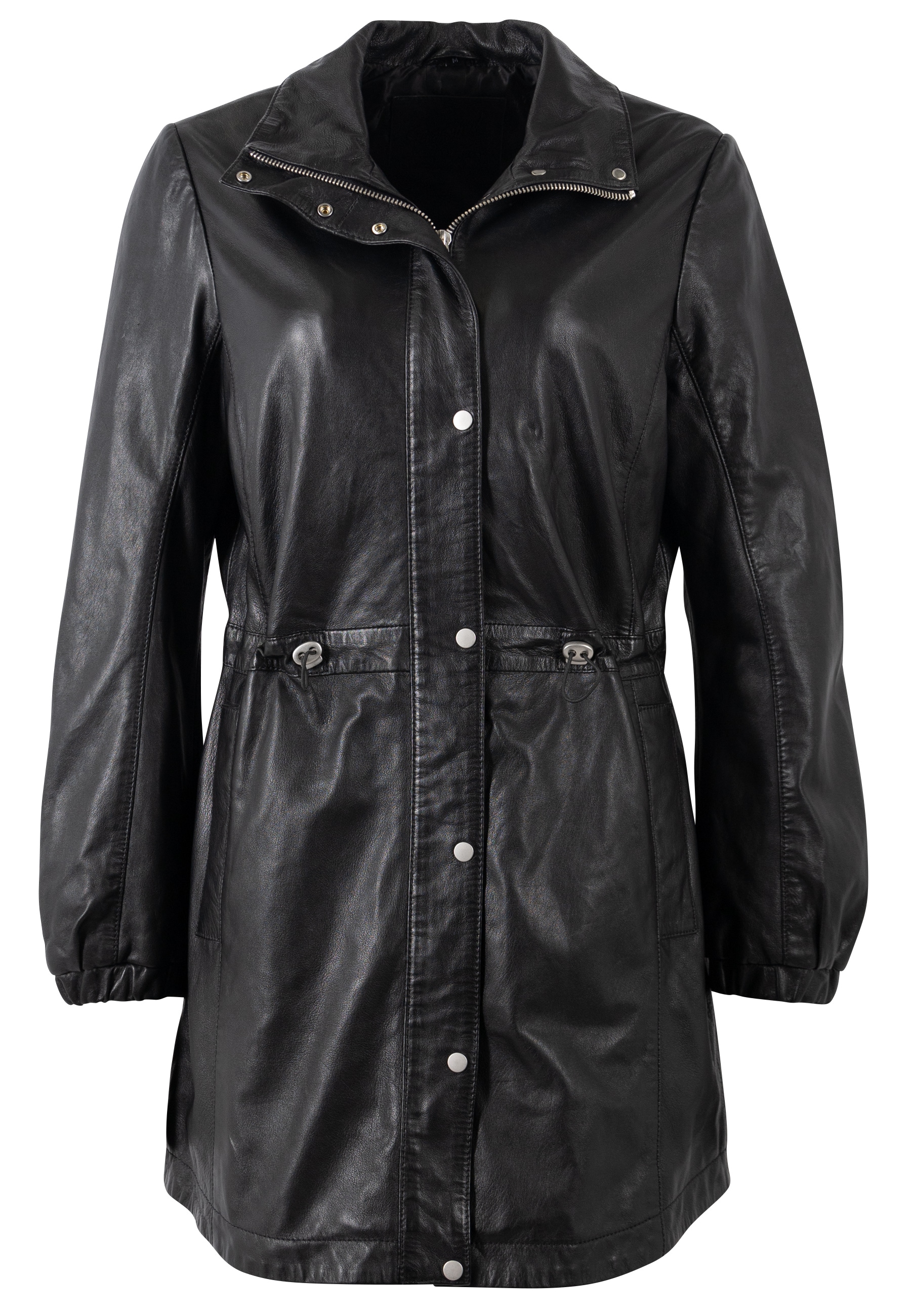 Mauritius Lederjacke »MWCharlott« Mantel mit verstellbarer Taille