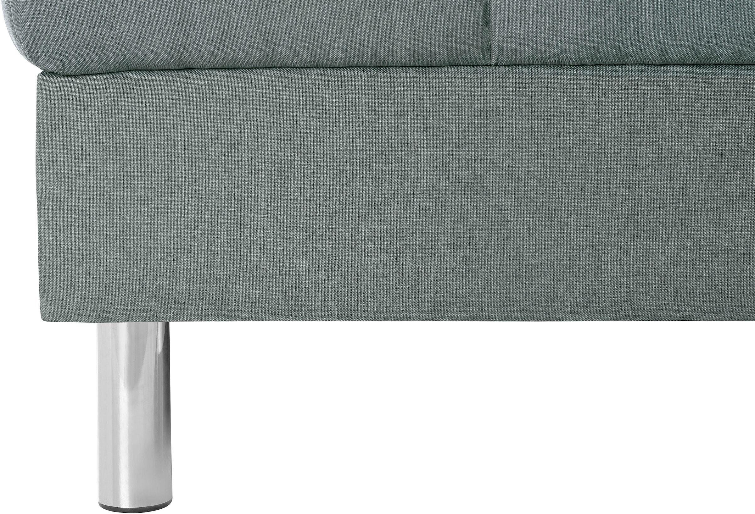 COLLECTION AB Ecksofa »Rada L-Form« inklusive Hocker, Bettfunktion und Federkern