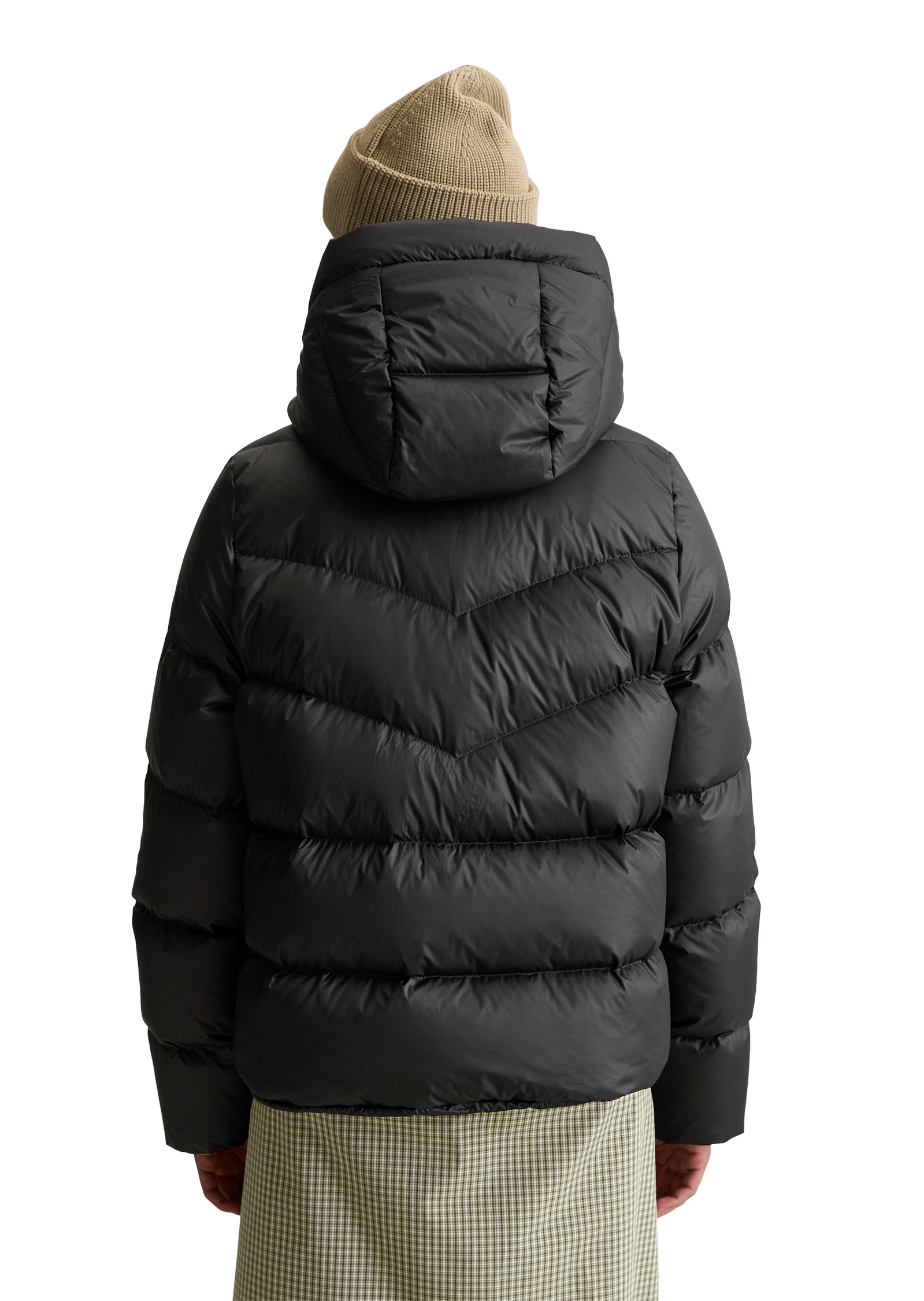 Marc O'Polo DENIM Veste matelassée mit Kapuze Winterjacke, regular fit, Stehkragen, abnehmbare Kapuze