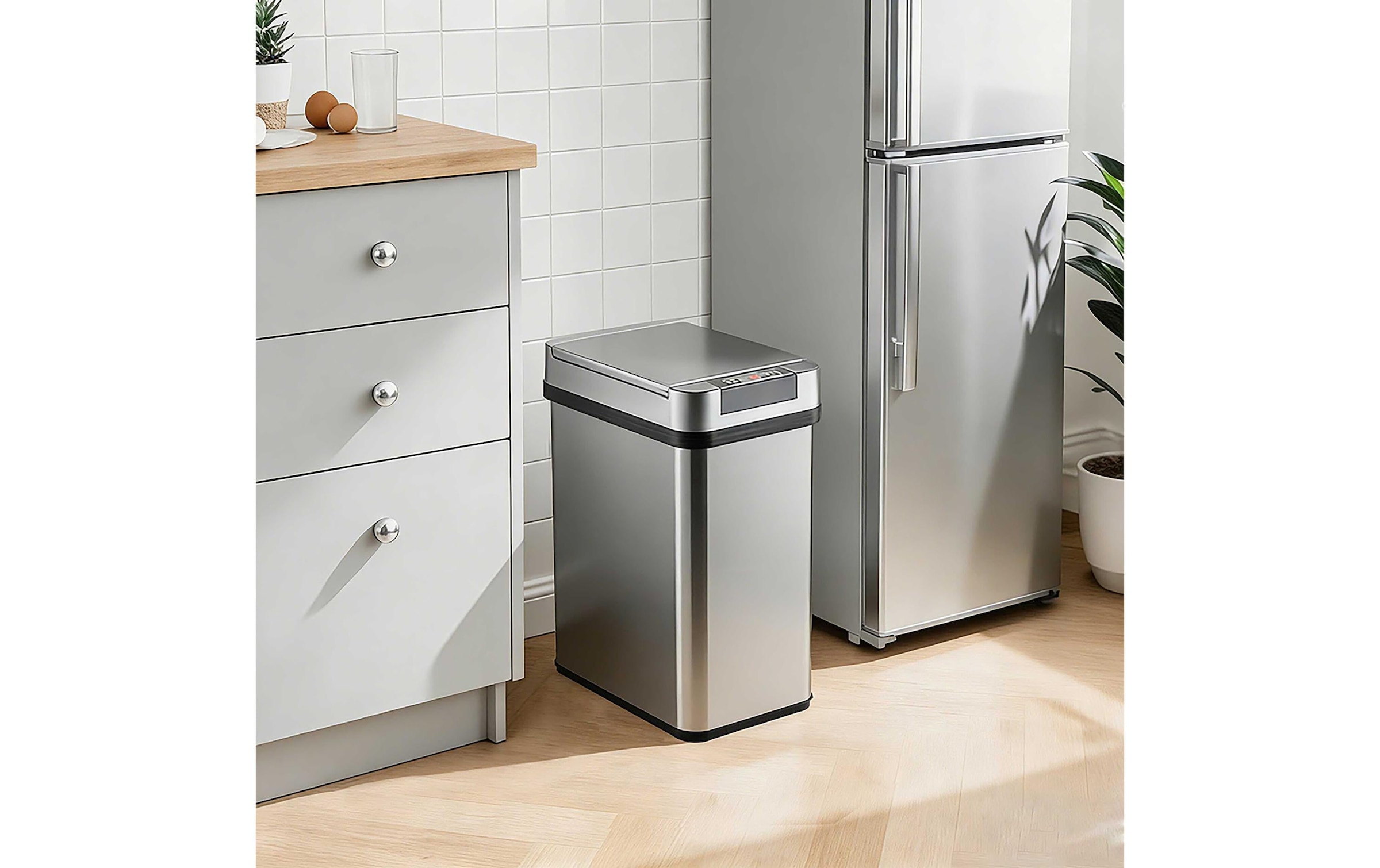 relaxdays Mülleimer »12 l« 1 Behälter