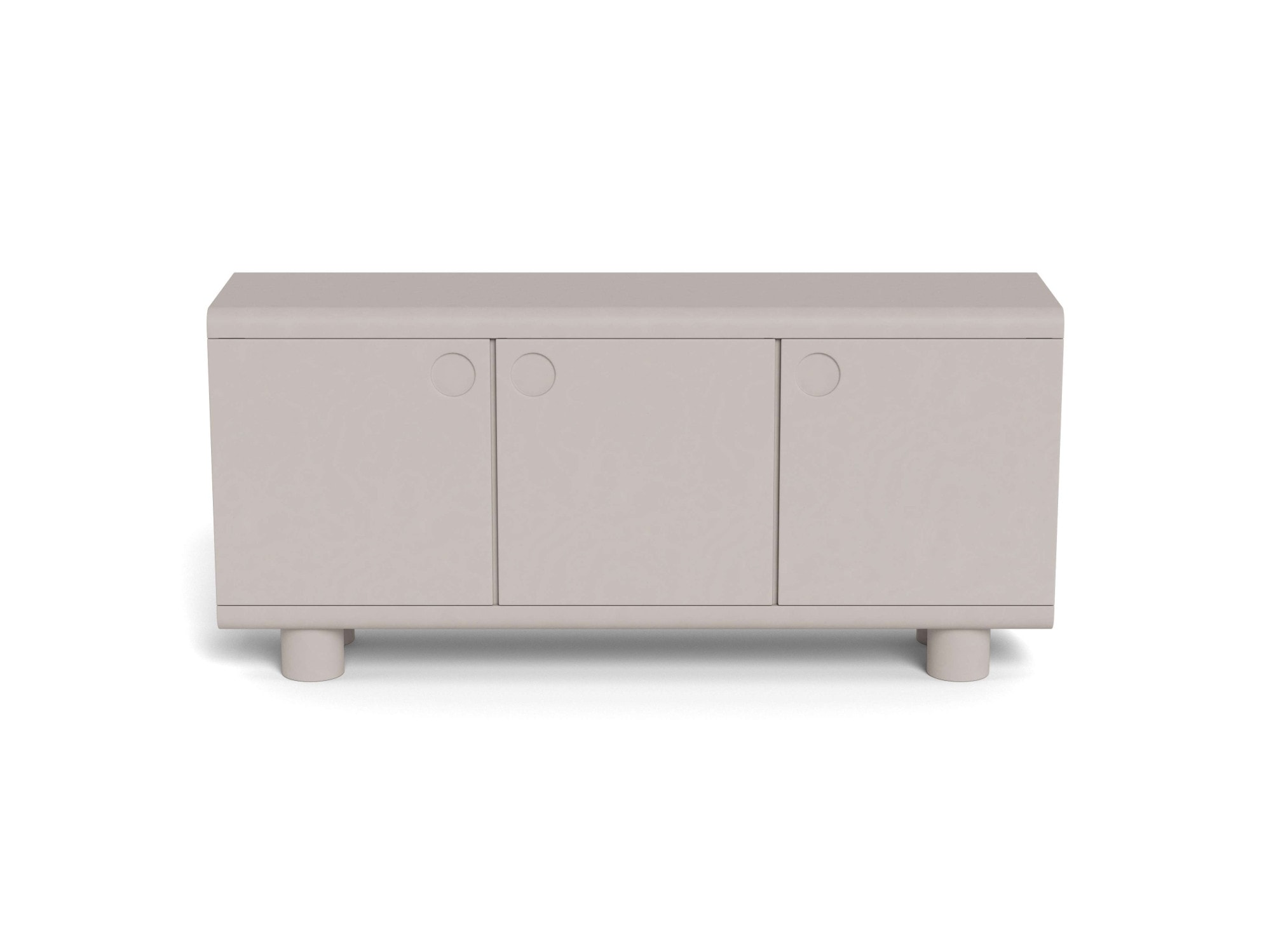 ACTONA GROUP Buffet »Magee - elegante & moderne Anrichte mit praktischem Stauraum« Schickes Sideboard für den Wohn-und Essbereich im warmen grau lakiert