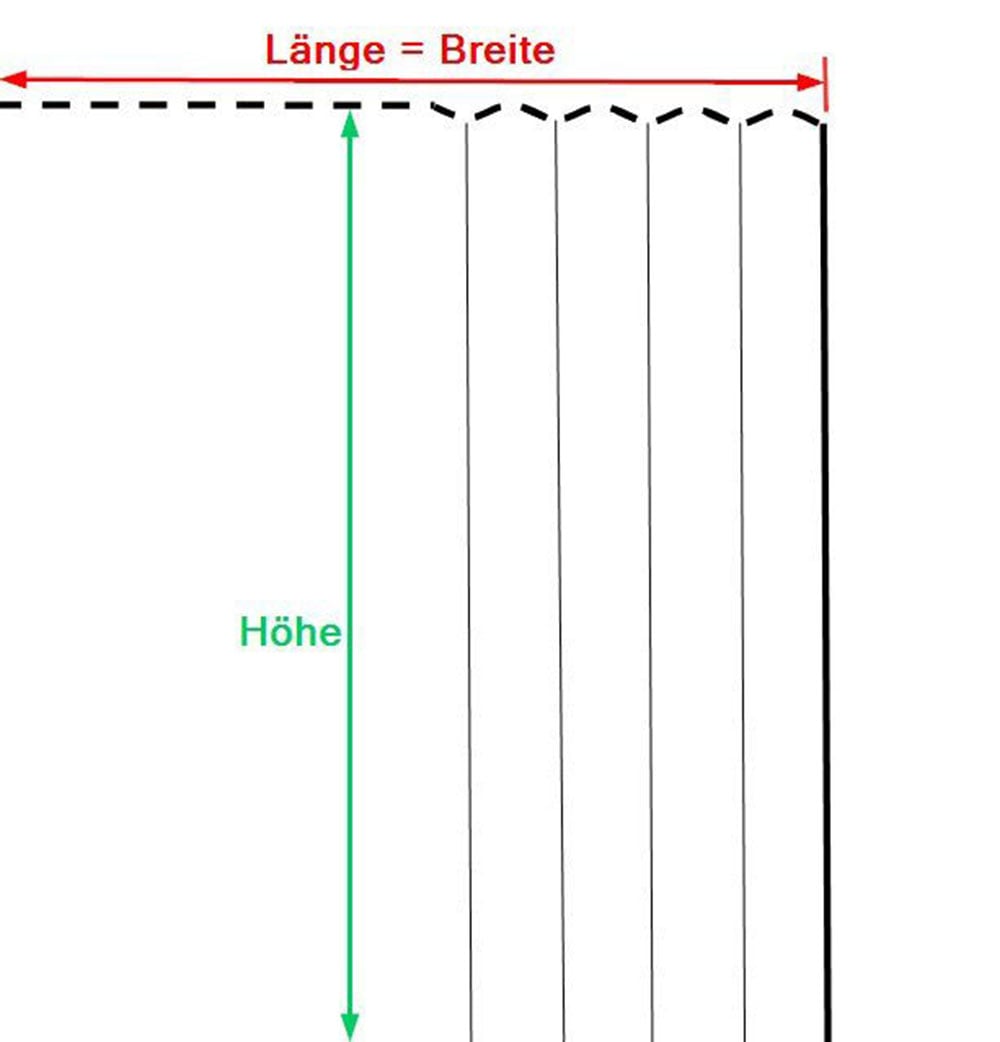 Wirth Rideau »Anita« Ruban plissé 1 cuis tlg. Fertig-Store mit FB 1:3 nach Mass