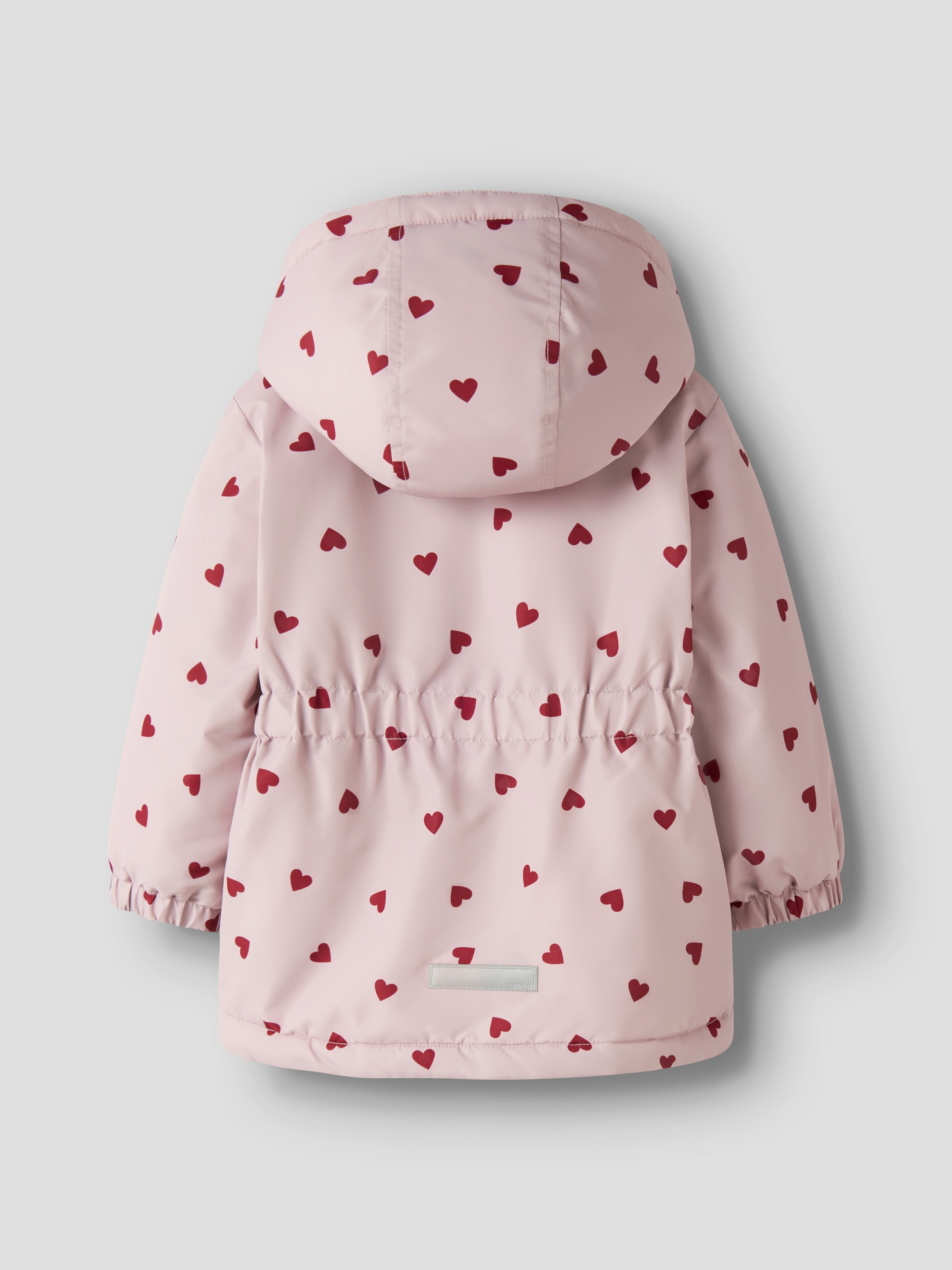 Name It Veste d'extérieur »NMFMAXI JACKET PA AOP NOOS« avec capuche Fibre synthétique, déperlant, détail réfléchissant