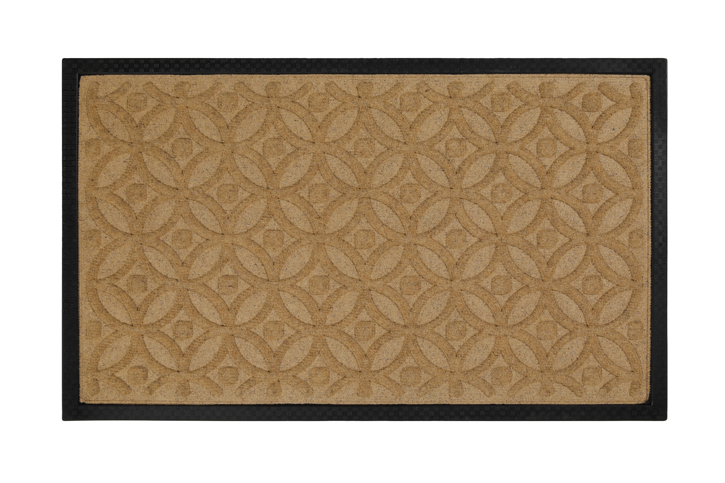 Wecon home Fussmatte »Midnight Mosaic« rechteckig 4 mm Höhe pflegeleicht, rutschfest, Ornamente, Innen & Aussen, Schmutzfangmatte