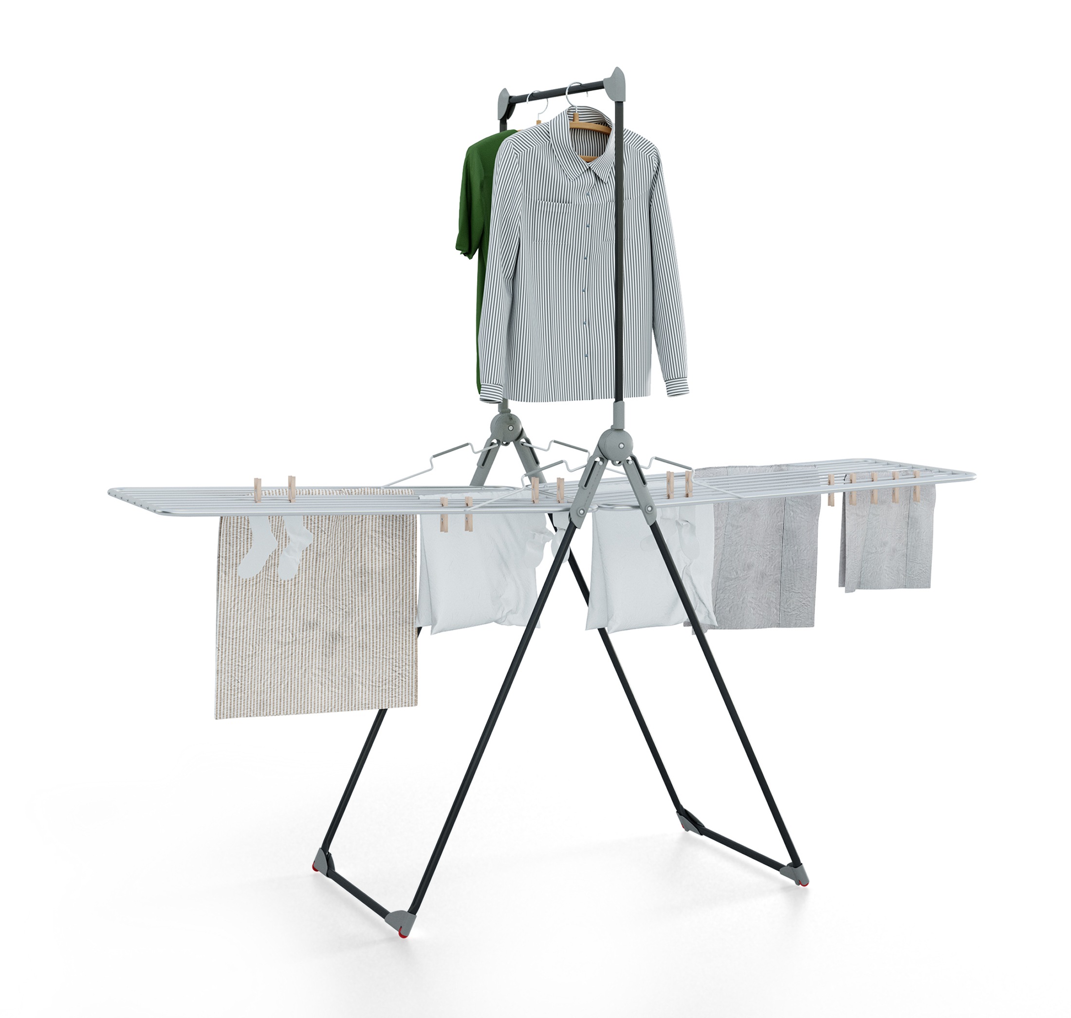 Bischof Flügelwäschetrockner »Titan« XXL Trockner auch für grosse Teile, 20 m Trockenlänge