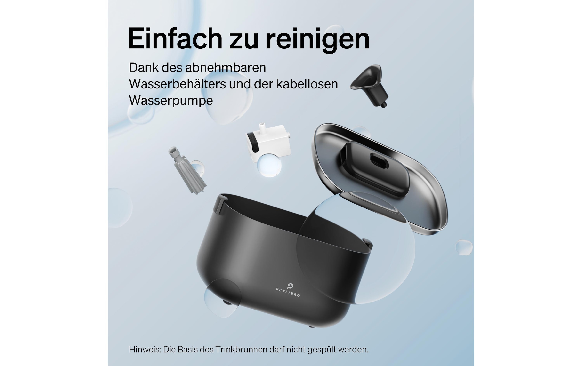  Trinkbrunnen »Petlibro Dockstream« Intelligenter Trinkbrunnen mit App-Steuerung für Haustiere
