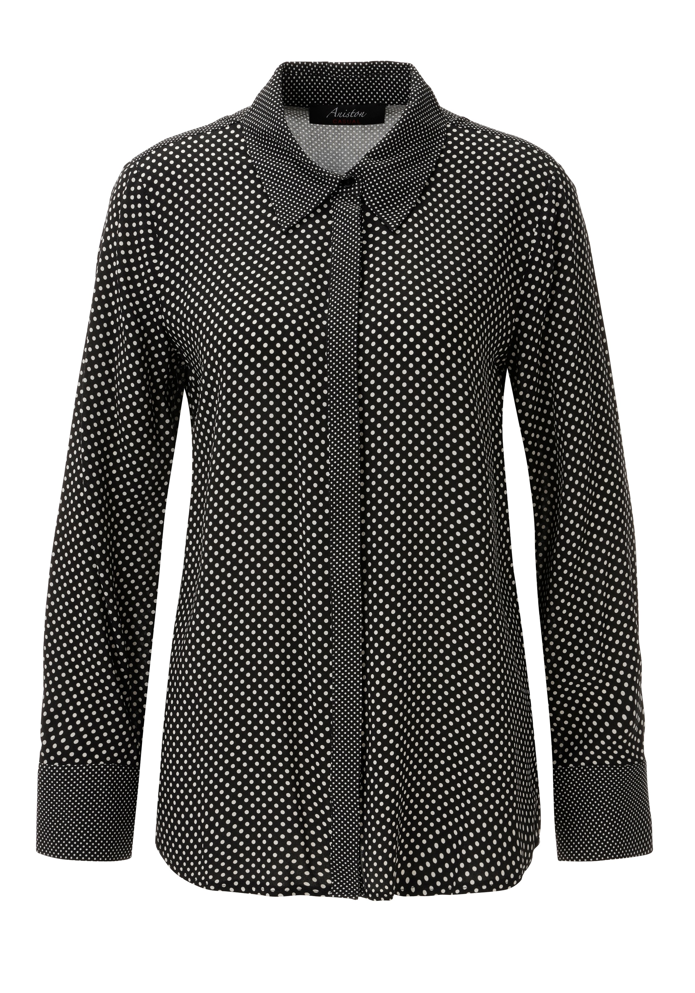 Aniston CASUAL Hemdbluse mit kleinen und winzigen Punkten bedruckt - NEUE KOLLEKTION