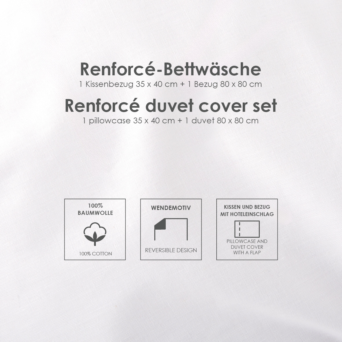 Baby Best Linge de lit pour bébé »Sleeping little bear« 2 Parure de lit réversible
