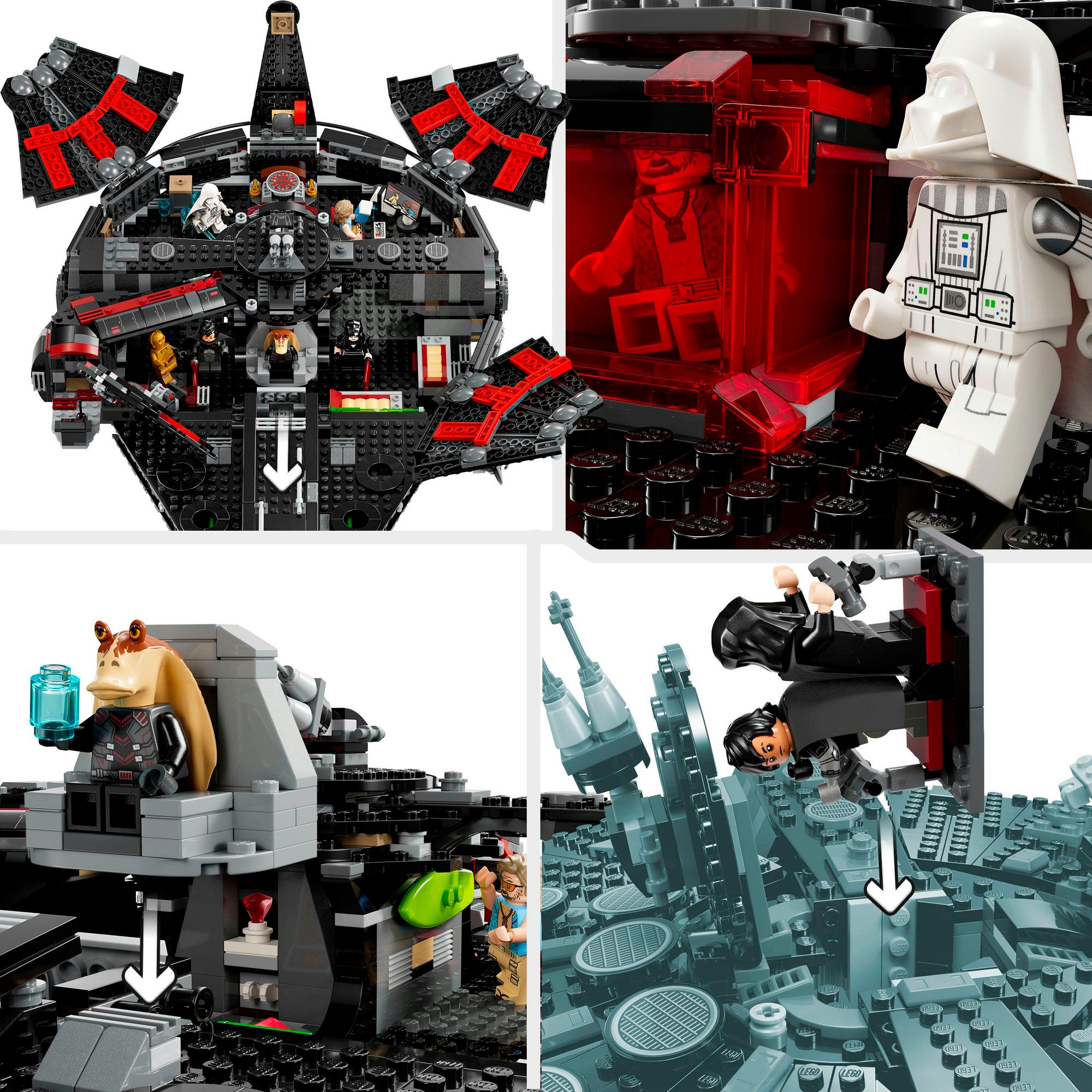 LEGO® Pions de construction »Dunkler Millennium Falke (75389), LEGO Star Wars ™« Made in Europe