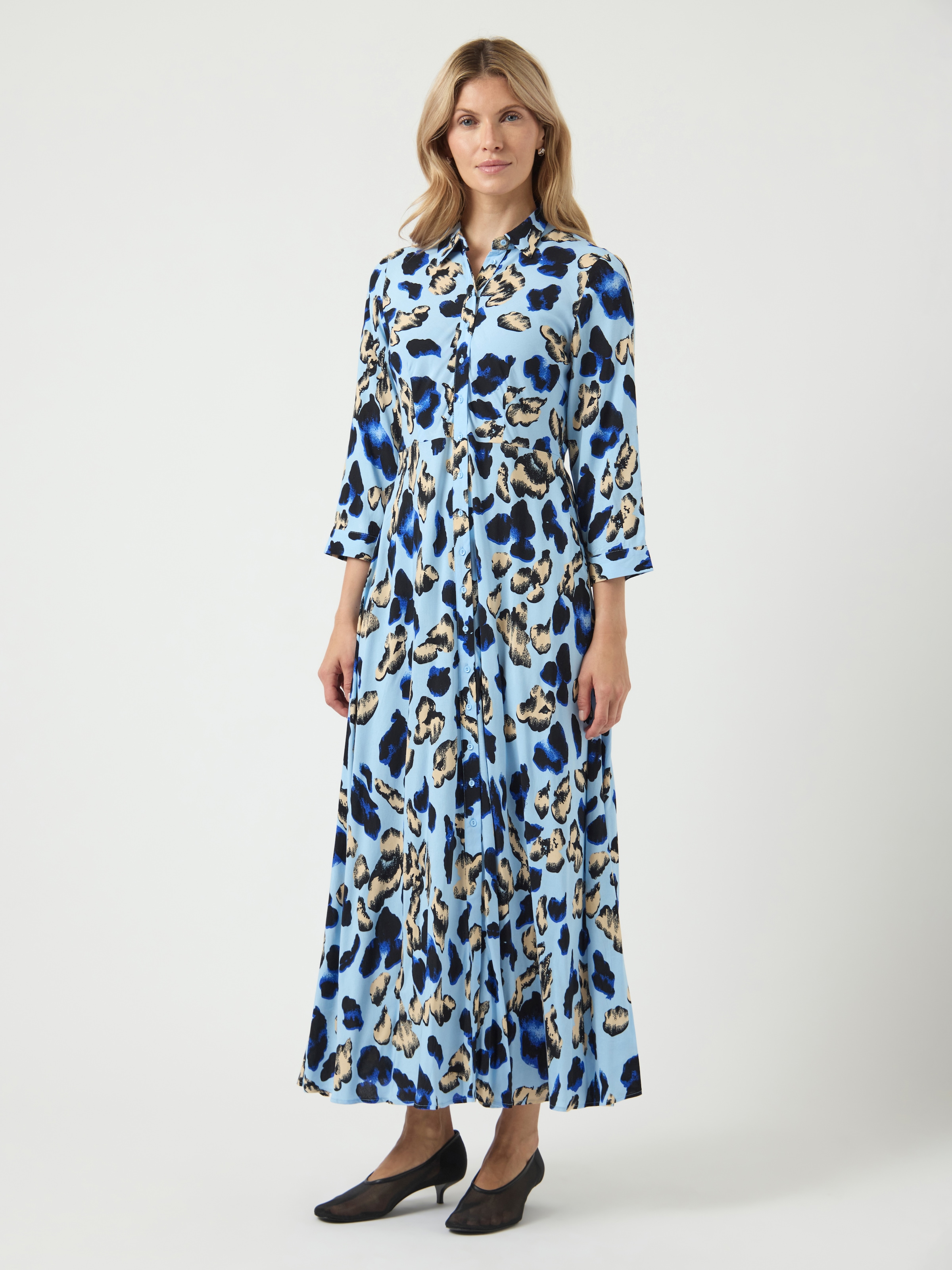 Y.A.S Hemdblusenkleid »YASSAVANNA LONG SHIRT DRESS« Viskose, loose fit