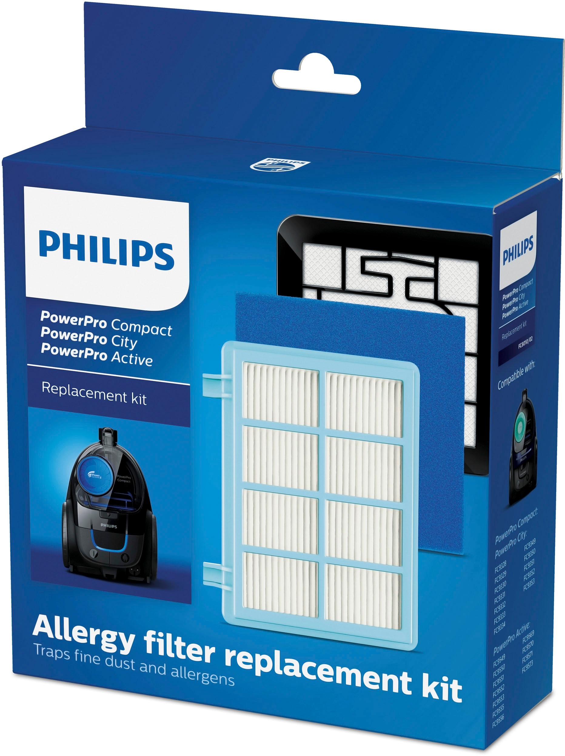Philips Filtre d'évacuation d'air »FC8010/02« Set, 4 cuis tlg.
