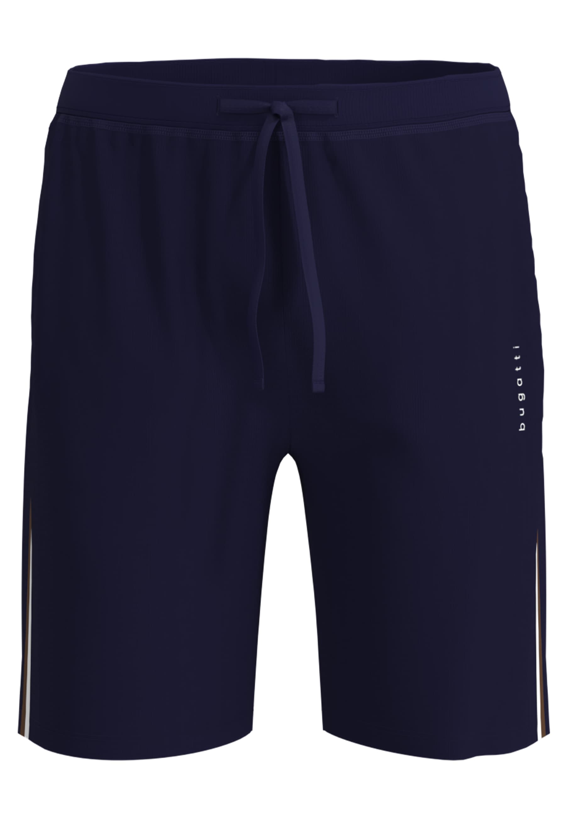 bugatti Bermuda  kurz, mit Logo, basic, bequem, weich, Baumwolle