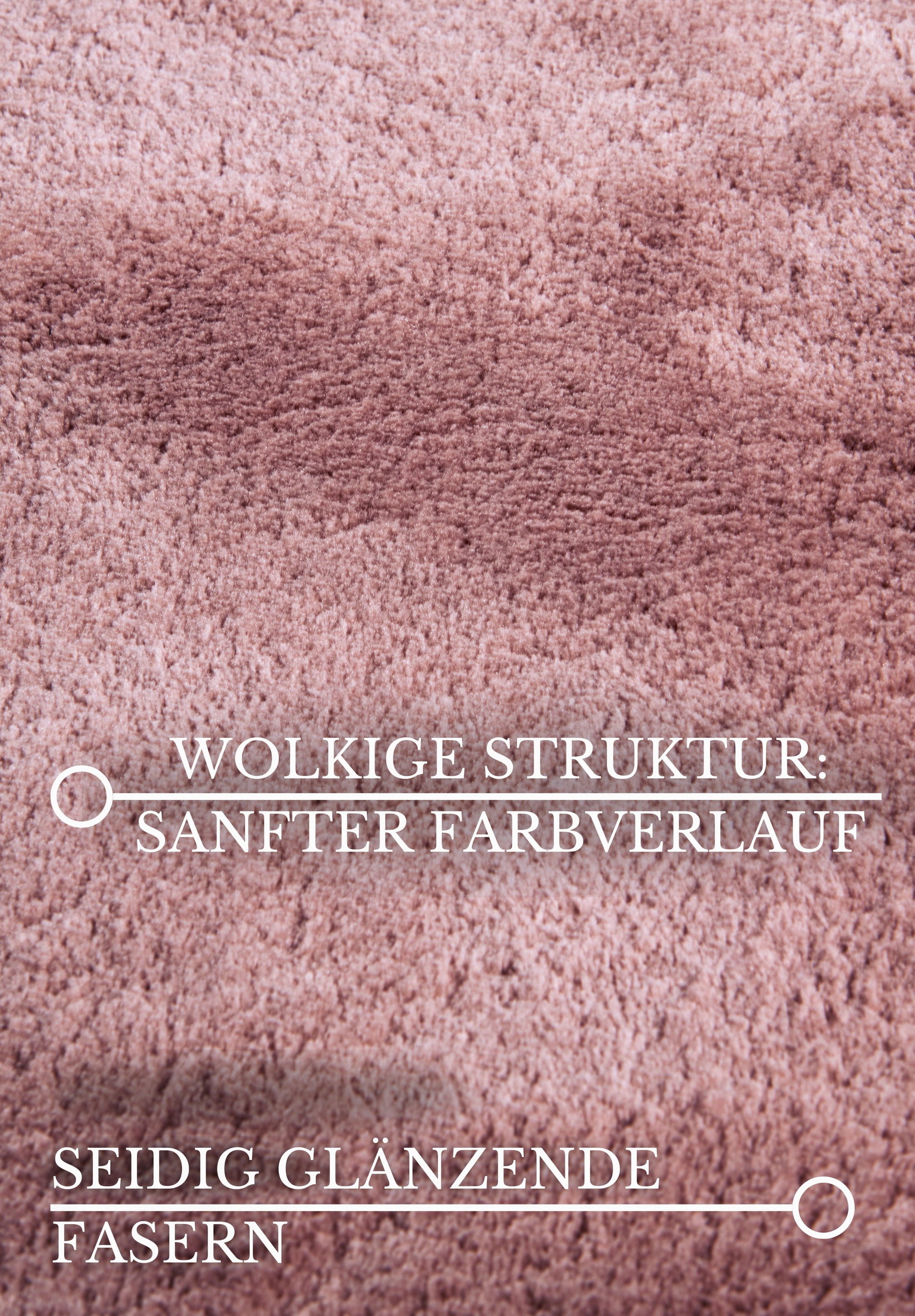 Villeroy & Boch Tapis »Leon« Rond 15 mm Höhe Langflor, Shaggy, einfarbig, flauschig, weich, glänzend, modern, uni