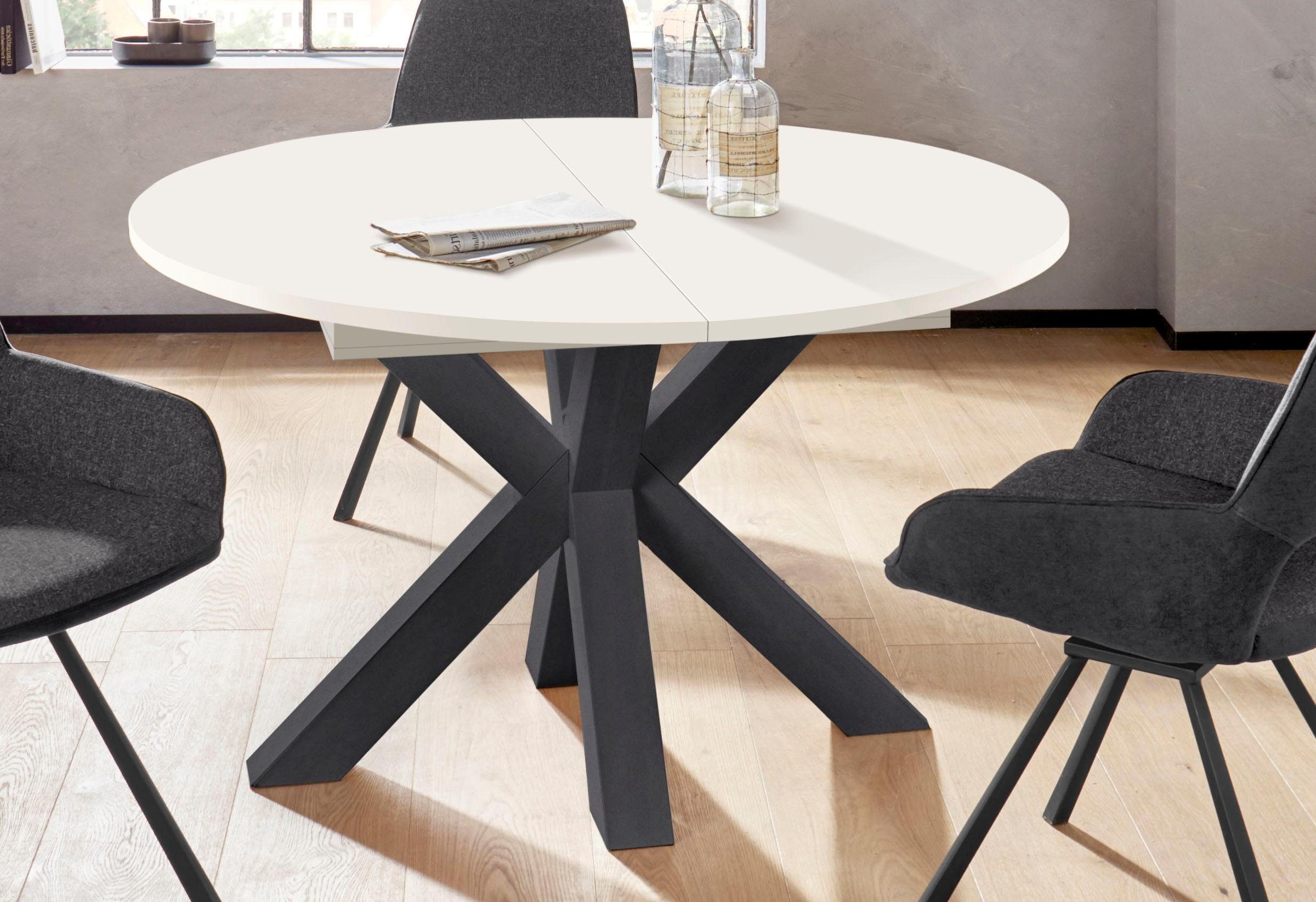 Mäusbacher Esstisch , Untergestell Sternform