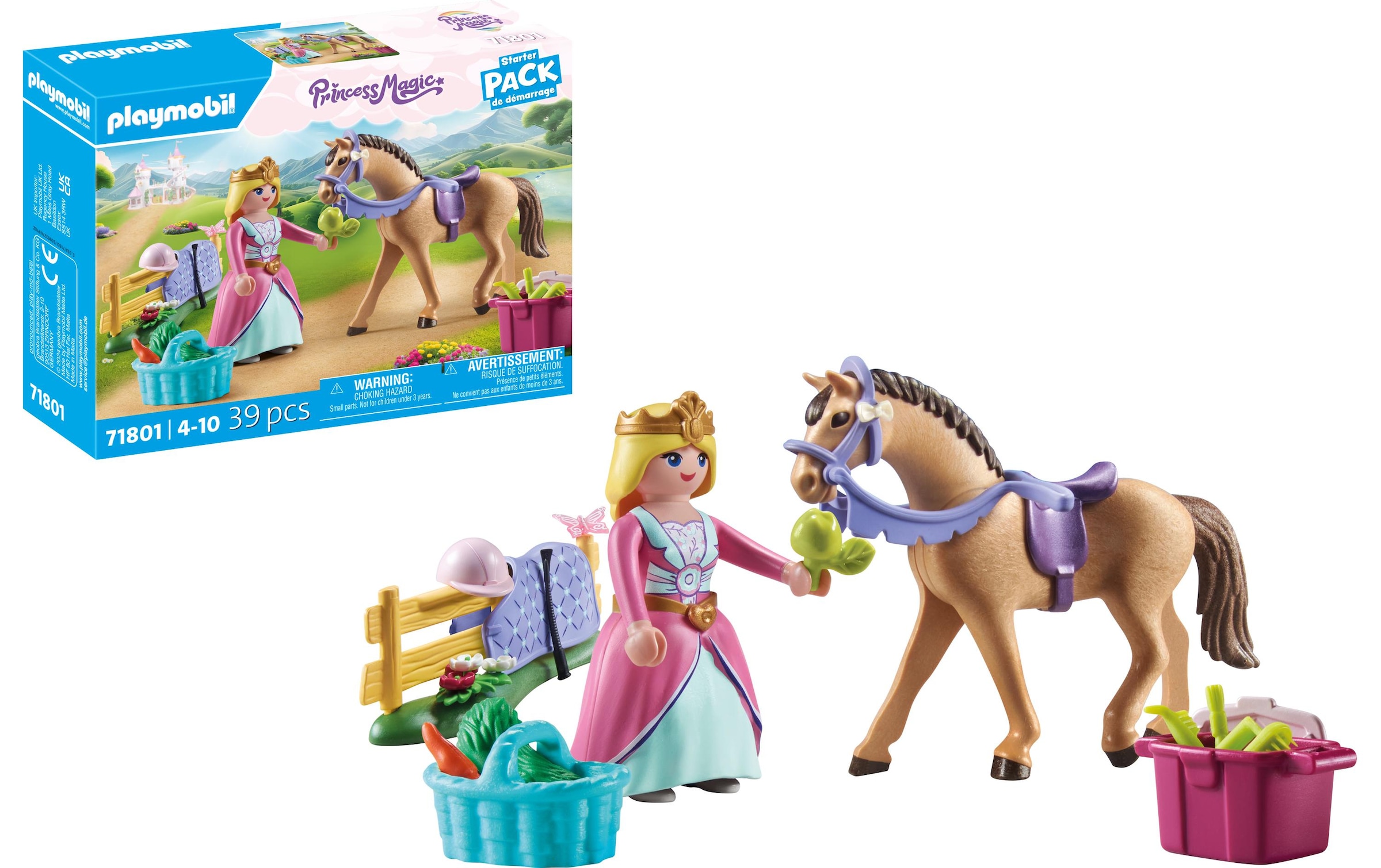 Playmobil® Briques de jeu »Princess Magic Prinzessin mit Pferd 71801«