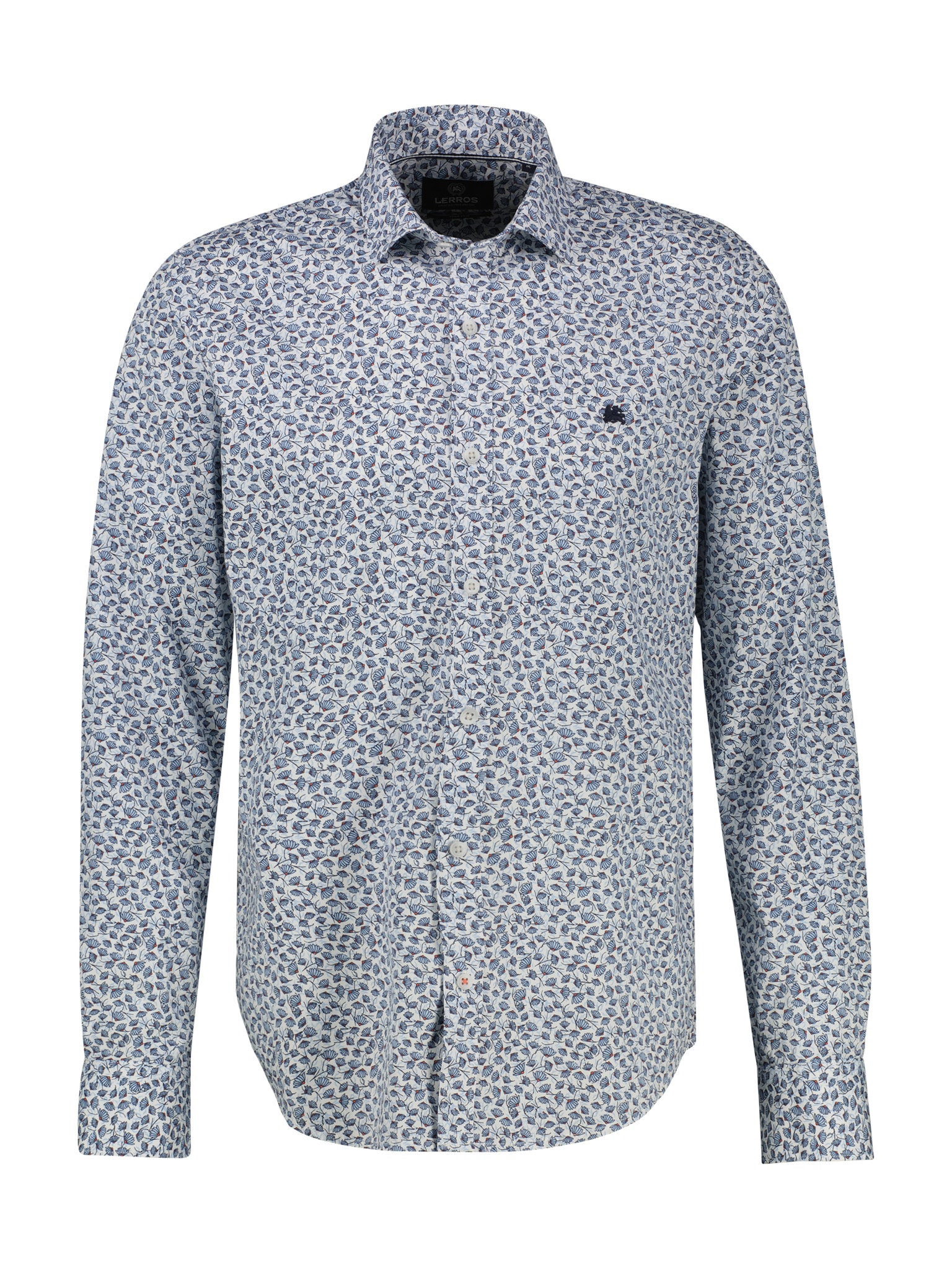 LERROS Chemise à manches longues mit Allover-Minimal-Print