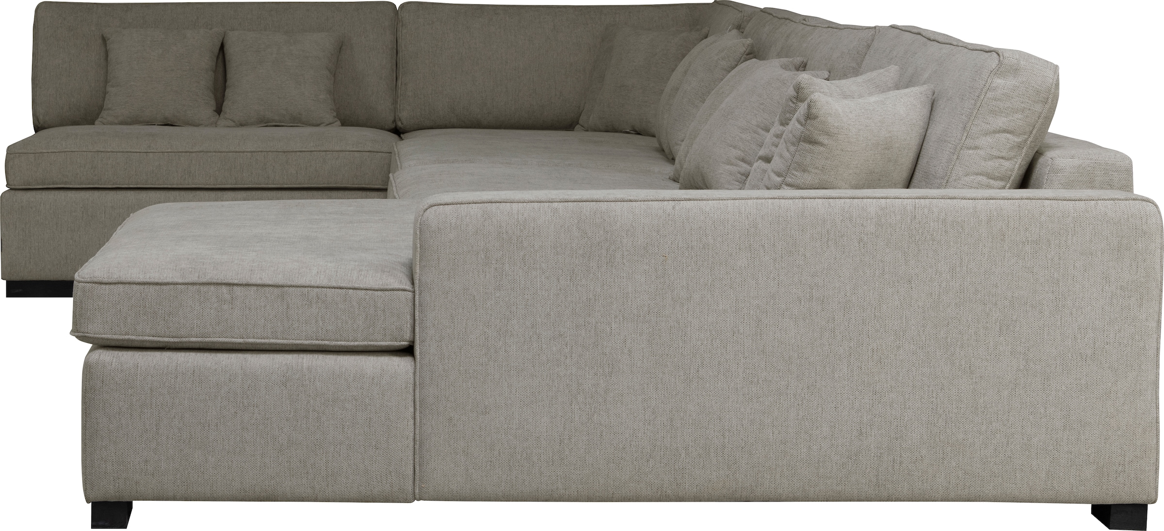 Home affaire Paysage de salon »Skara U-Form« Lounge-Sofa mit Federkernpolsterung, in vielen Bezugsvarianten