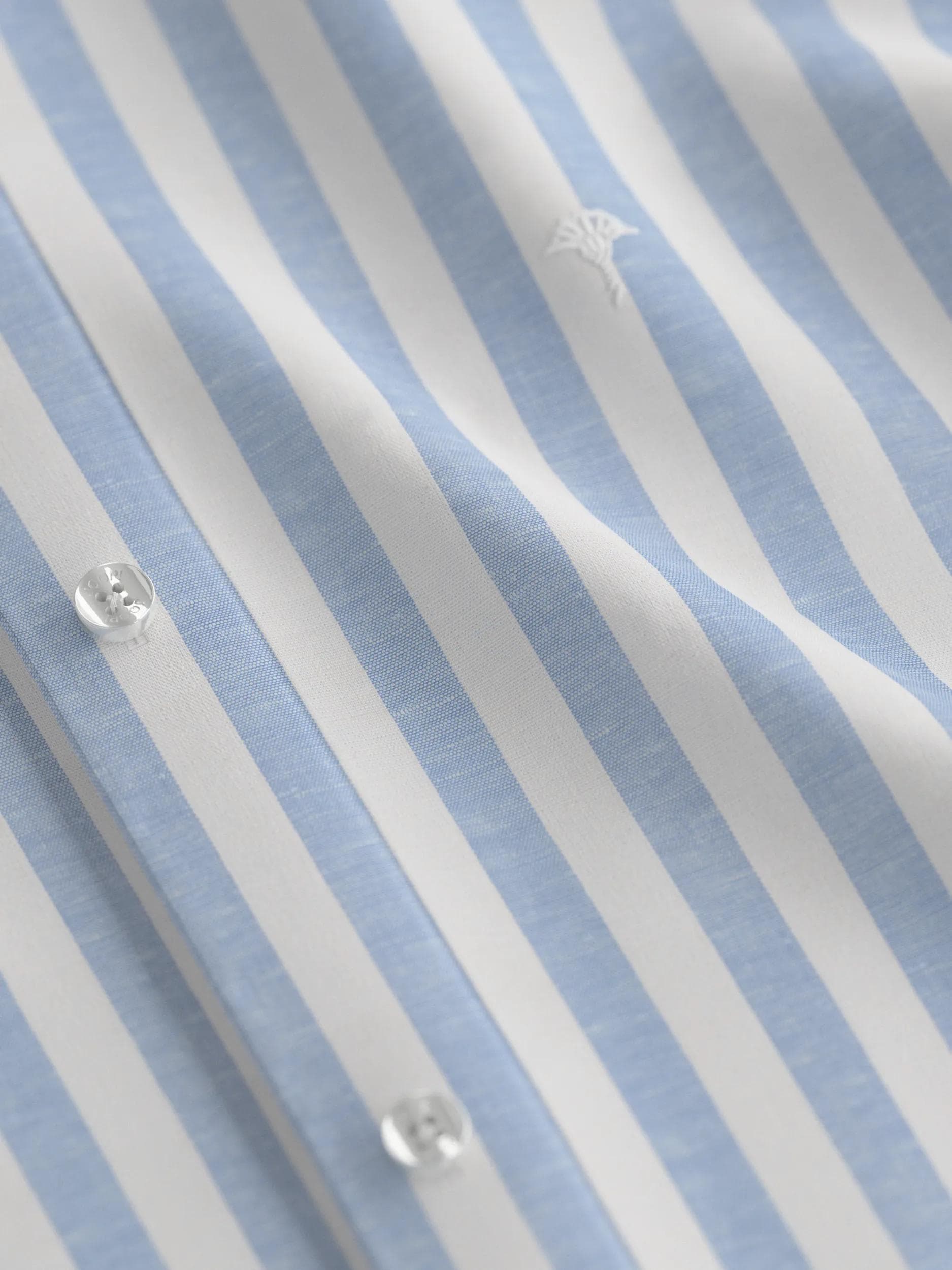 JOOP! Langarmhemd »Pit« Leinehemd, schmale Passform, Kentkragen