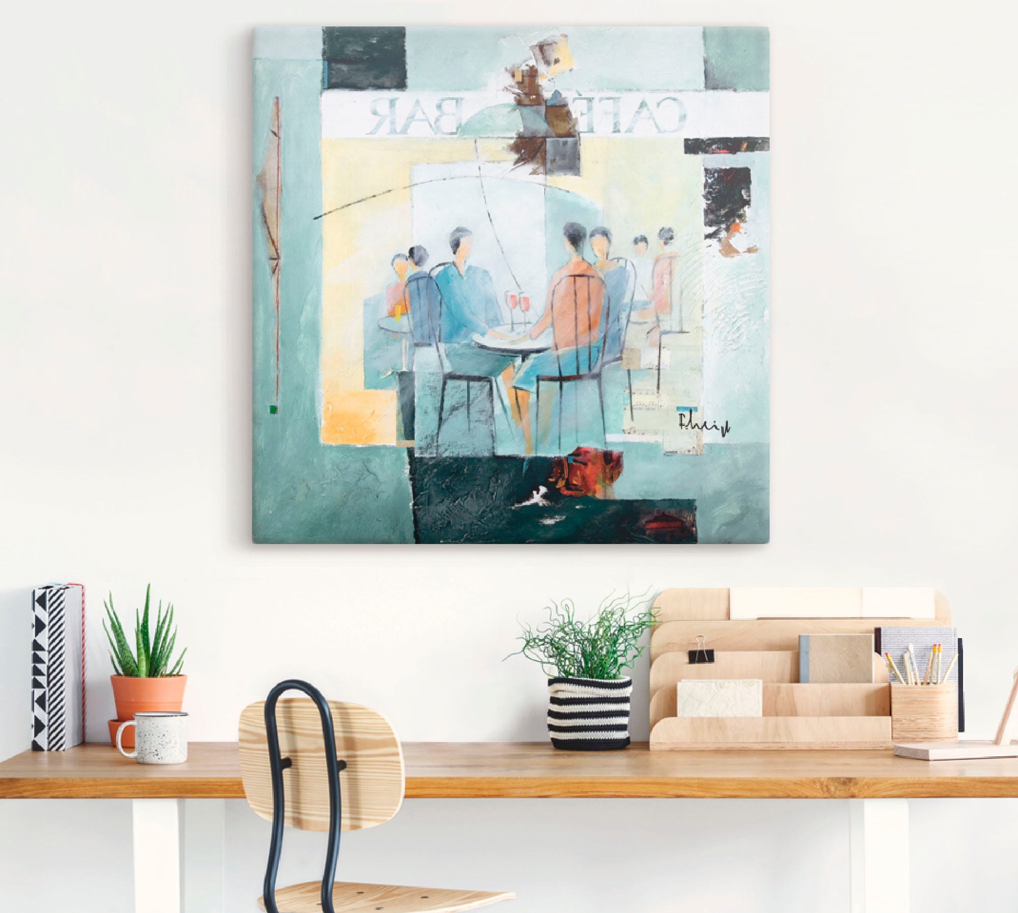 Artland Tableau sur toile »Geschmack von Zitronen« Groupes et familles 1 cuis tlg. tendu sur cadre en bois