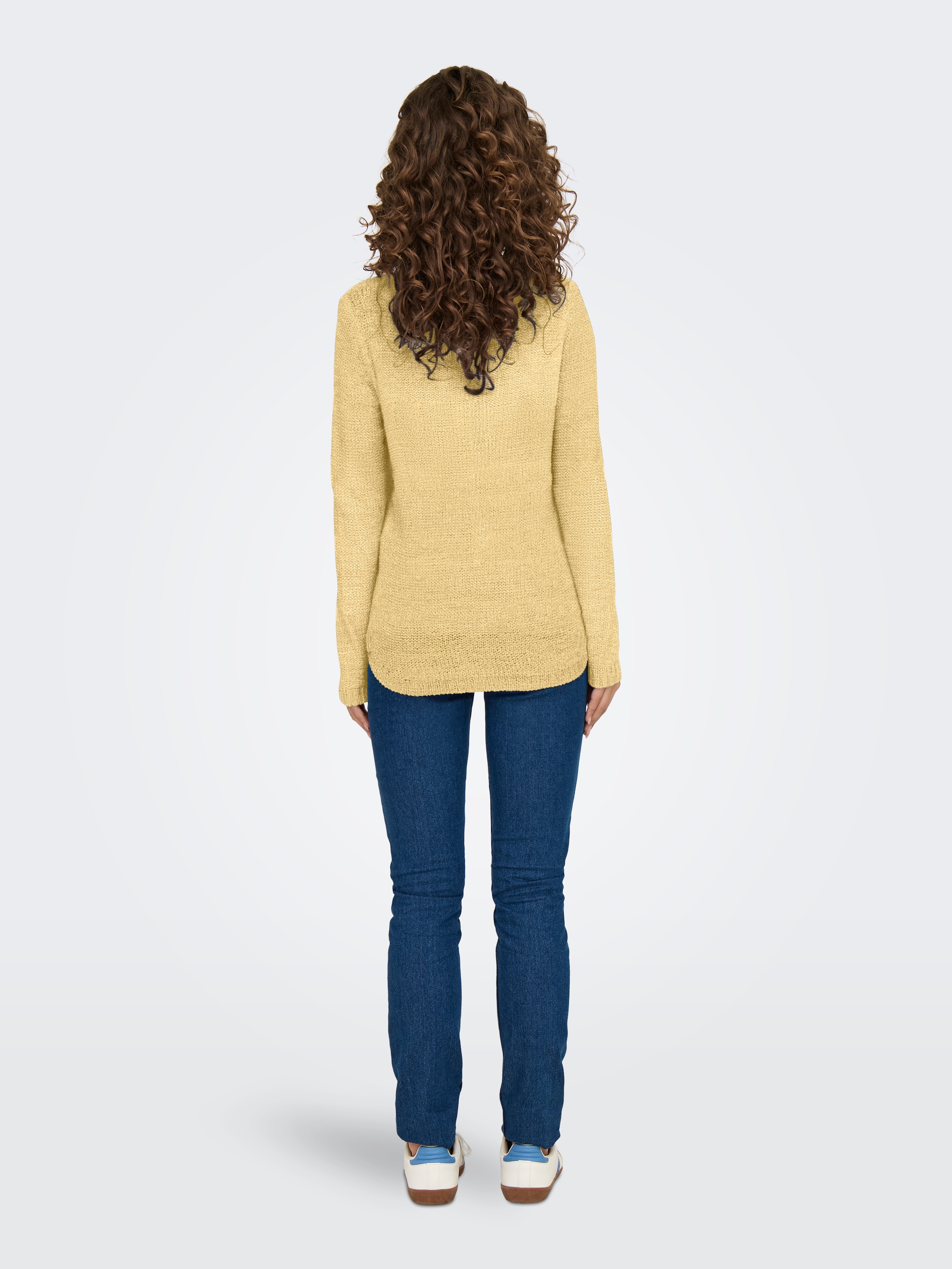 ONLY Pull en tricot »ONLGEENA XO L/S PULLOVER KNT NOOS« Materialmix, regular fit