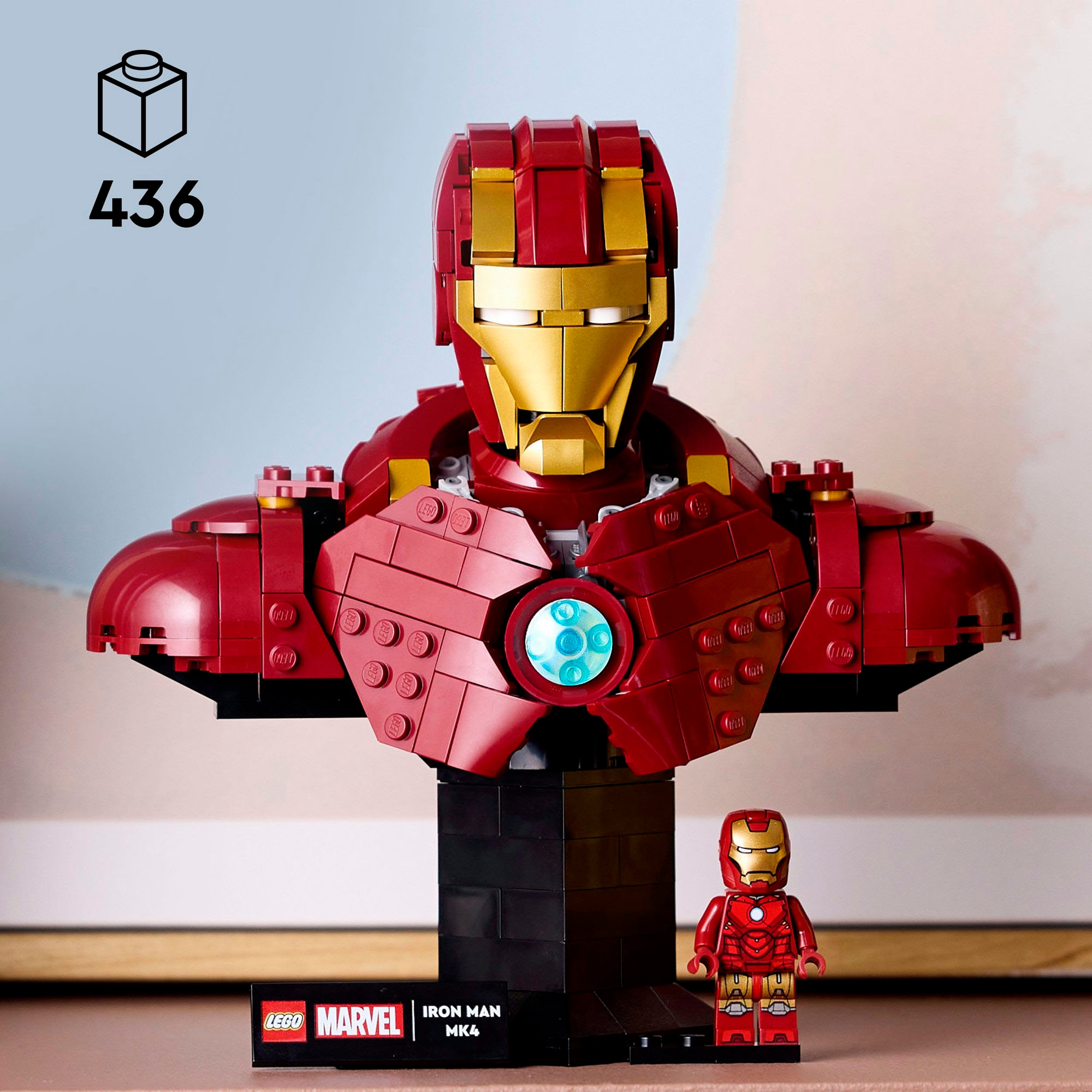 LEGO® Konstruktionsspielsteine »Iron Man MK4 (76327), LEGO Super Heroes« Made in Europe