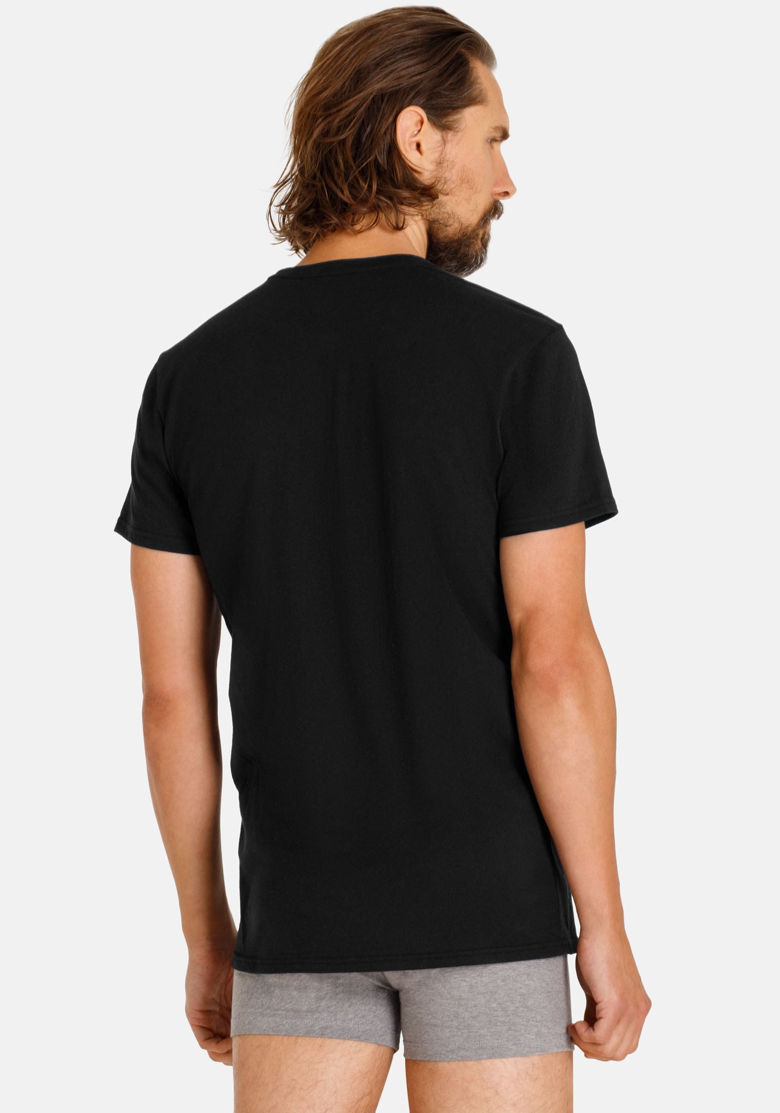 Camano T-shirt »comfort« 2er Pack,  mit Rundhalsausschnitt
