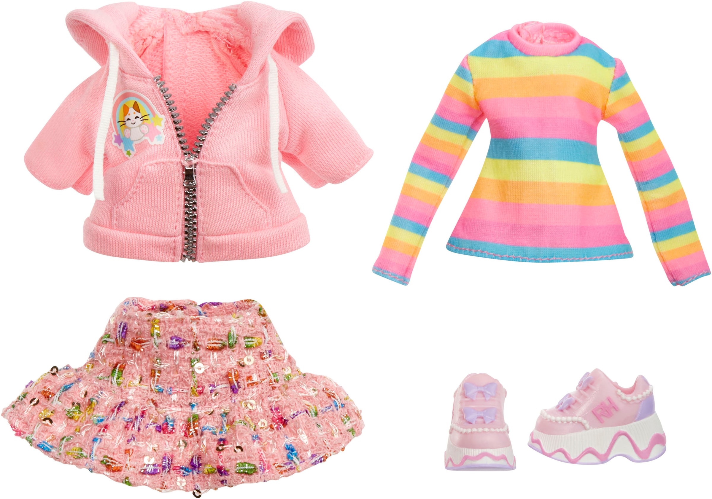 RAINBOW HIGH Anziehpuppe »Rainbow High Sparkle & Shine Fashion Dolls - ROSETTA (Pink)«