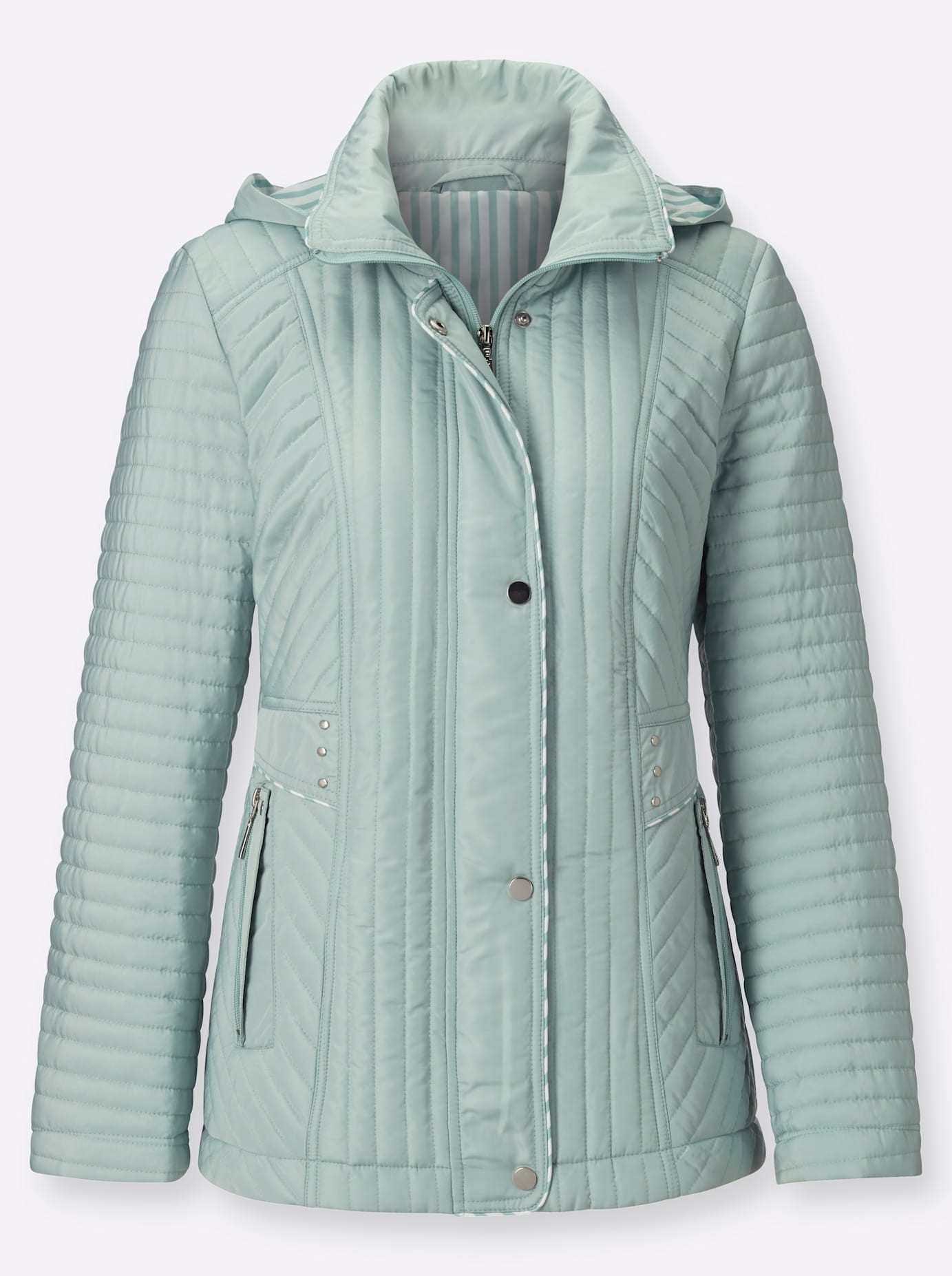 Casual Looks Steppjacke mit Kapuze