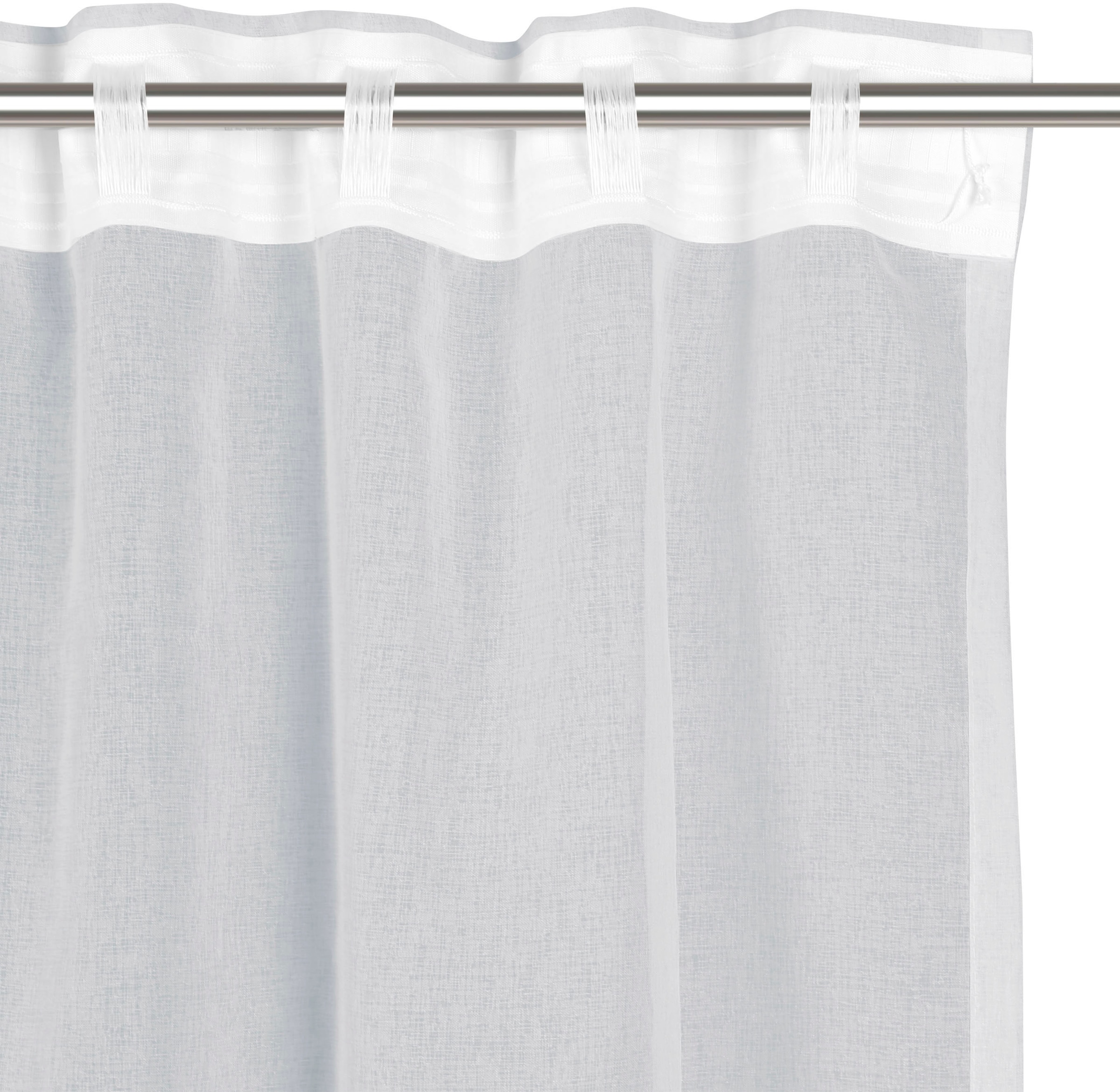 GOODproduct Rideau »Dolly« Bande multifonctionnelle 1 cuis tlg. Transparent, Gewebt, Polyester