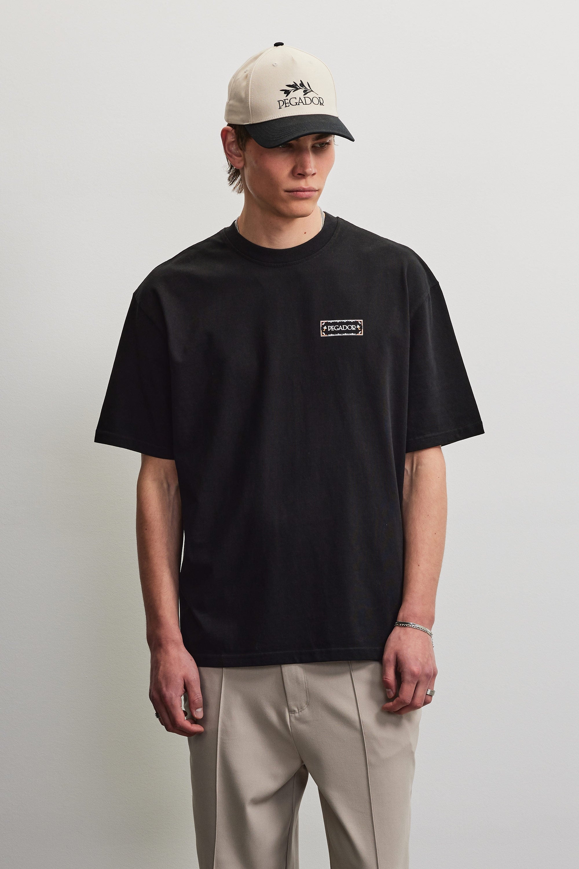PEGADOR Shirt à col rond »VIBORG OVERSIZED TEE«
