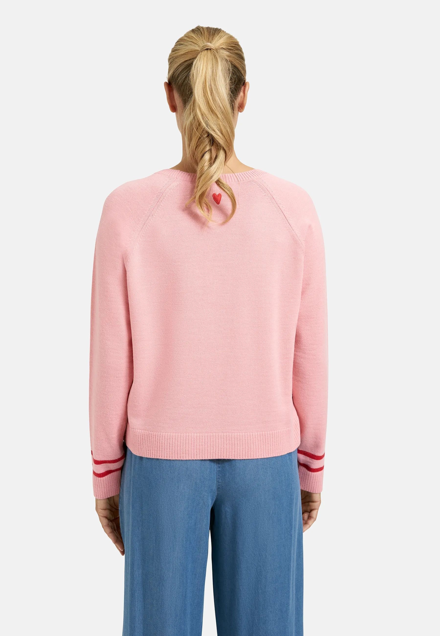 Smith & Soul Pull en tricot avec col rond, mélange viscose