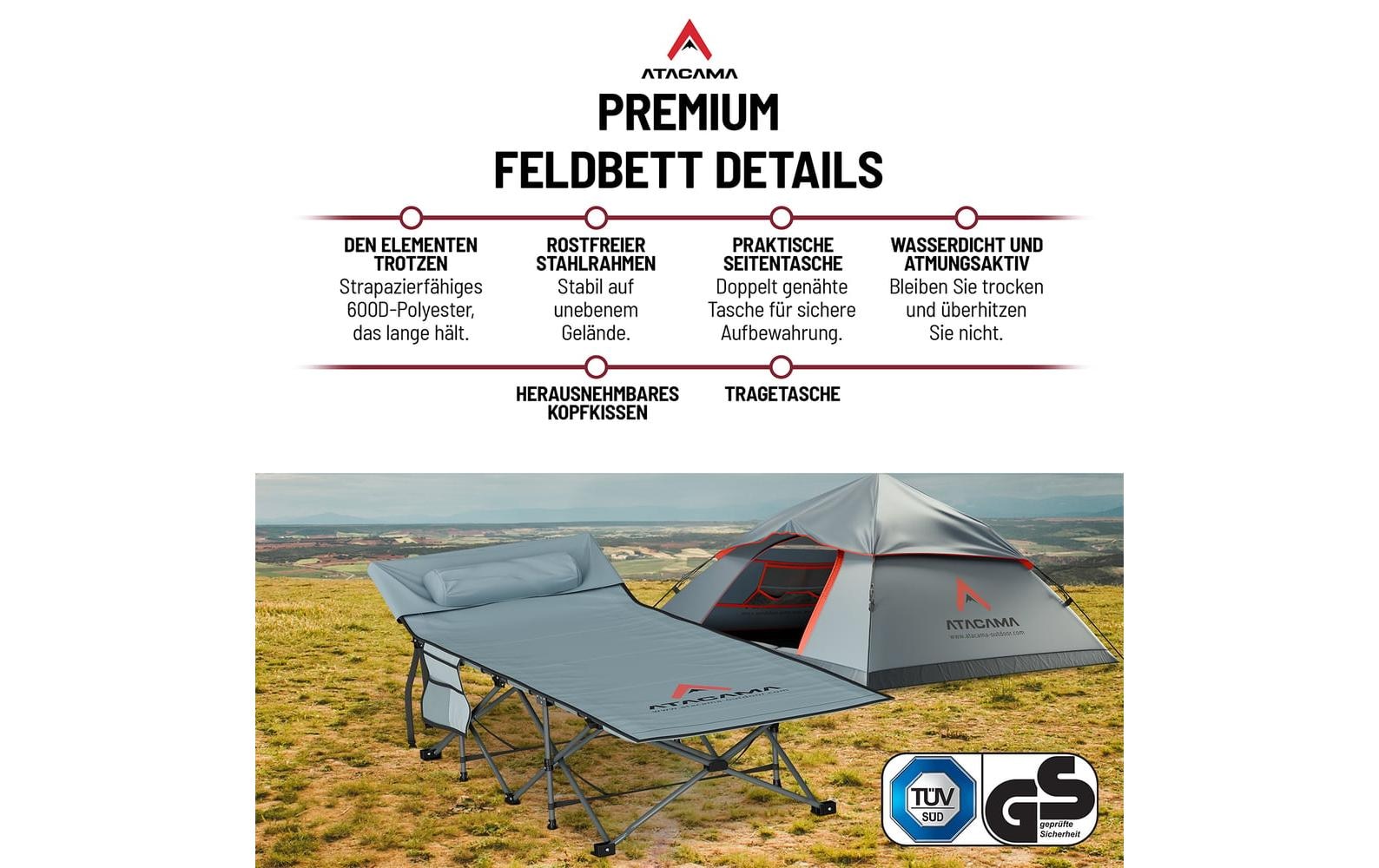   Feldbett »Atacama XXL Feldbett«