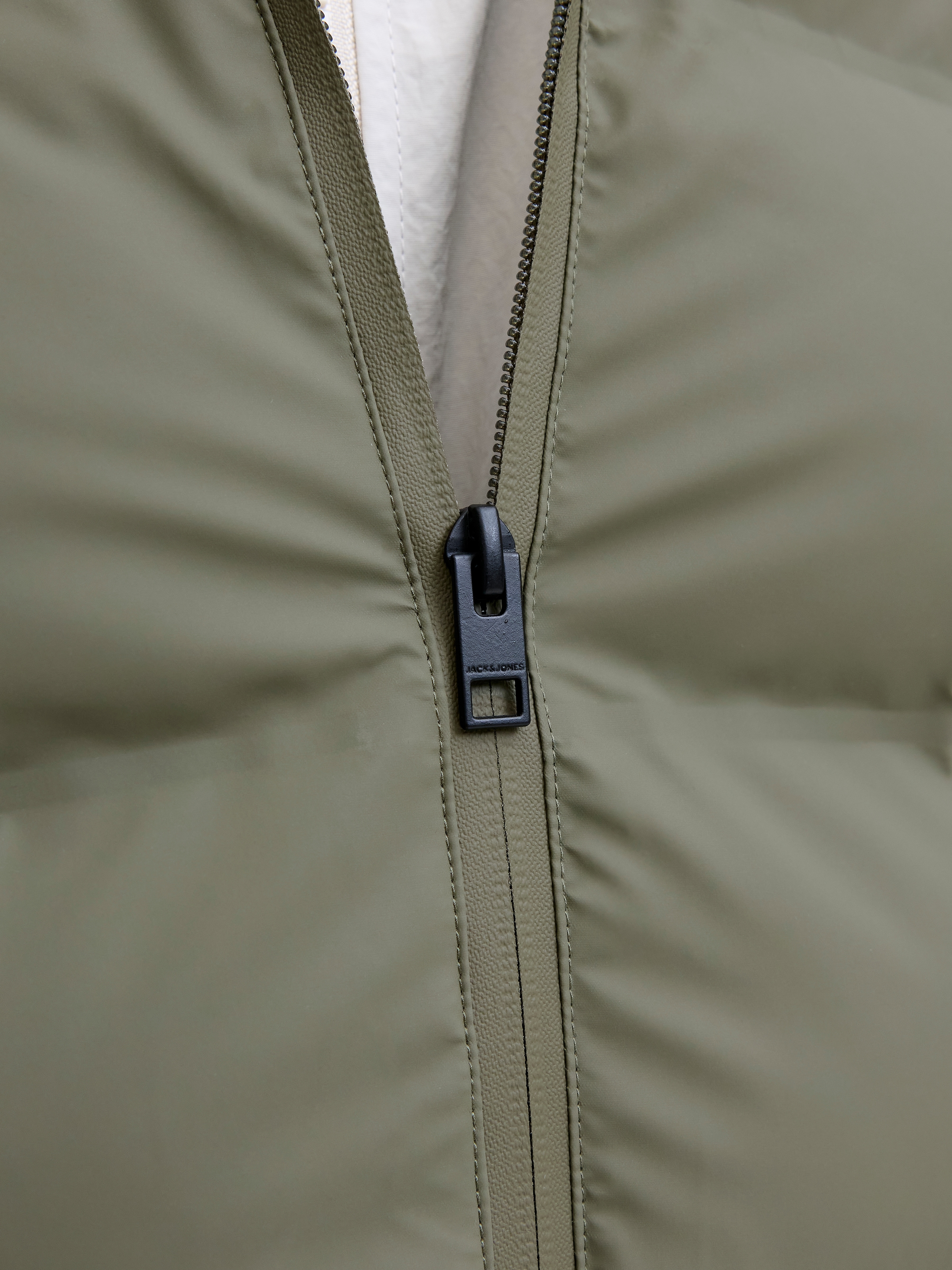 Jack & Jones Steppjacke »JJELEMENTS PU PUFFER SN« mit Kapuze