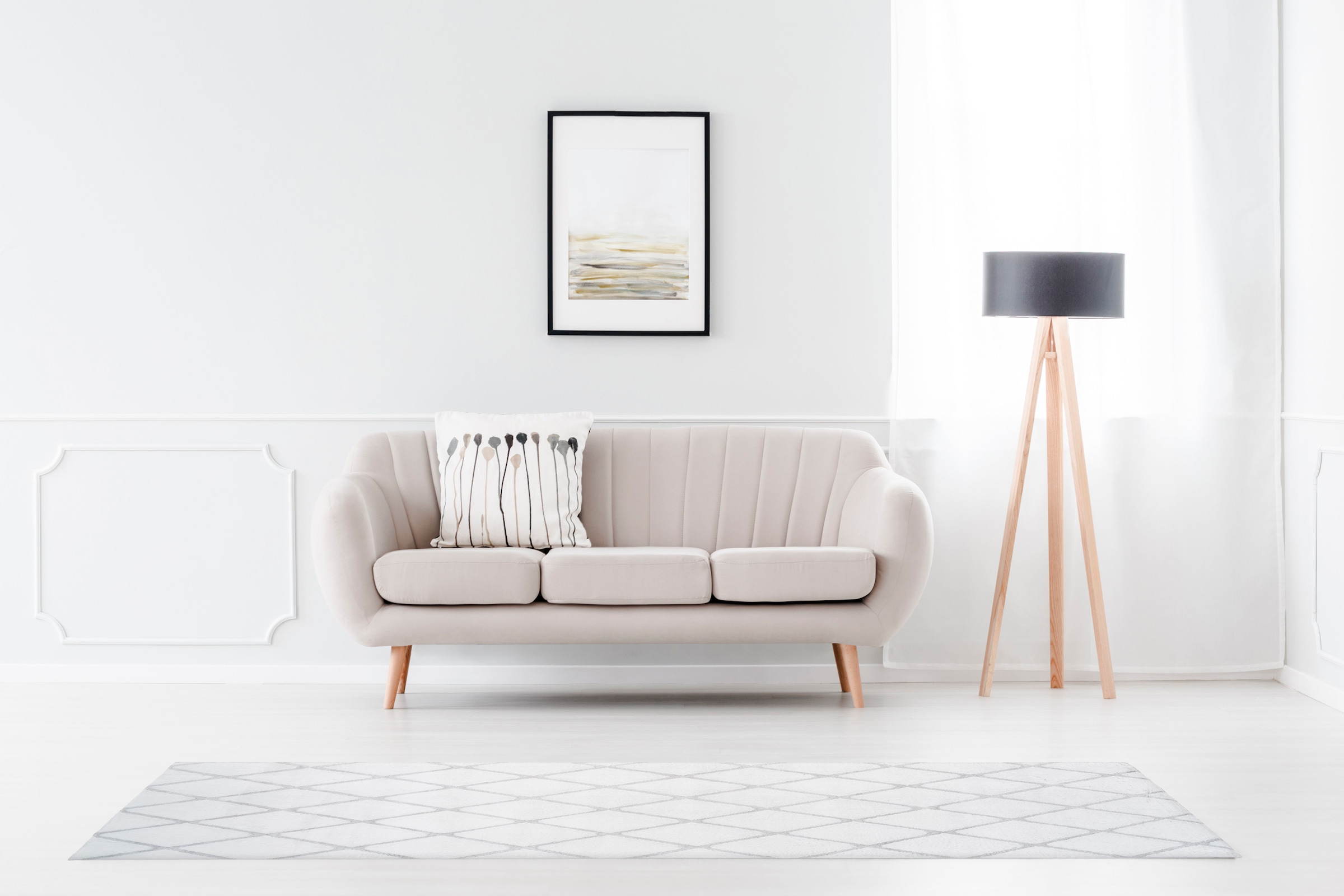 my home Chemin de table »Tilana« Rectangulaire 20 mm Höhe besonders weich durch Mikrofaser, Rauten-Design