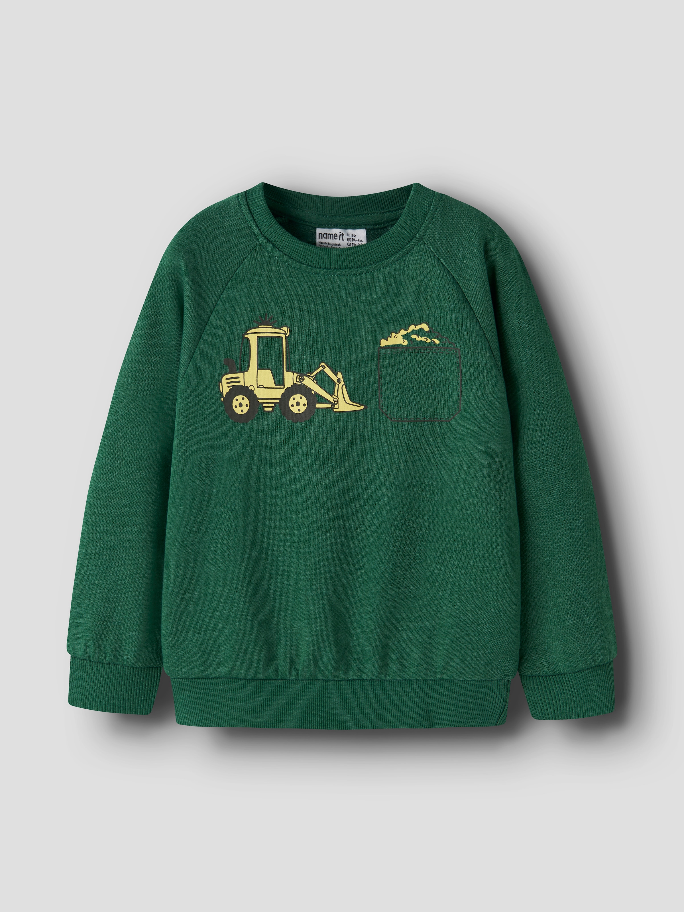 Name It Sweat-shirt »NMMVION LS NREG SWEAT UNB«, mélange coton, coupe régulière
