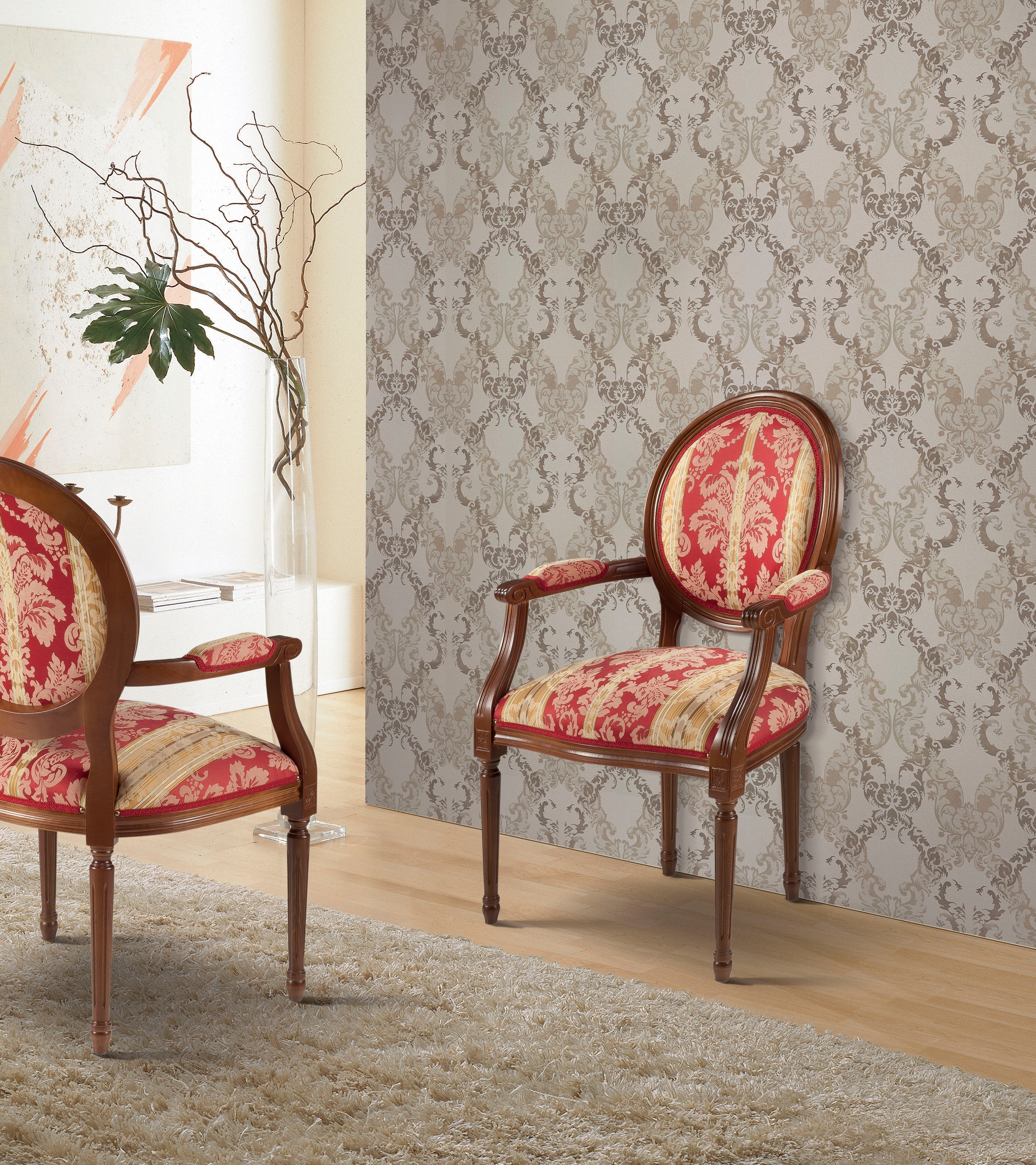 Home affaire Chaise avec accoudoirs »Stühle Valentina« () 1 cuisBreite 60 cm