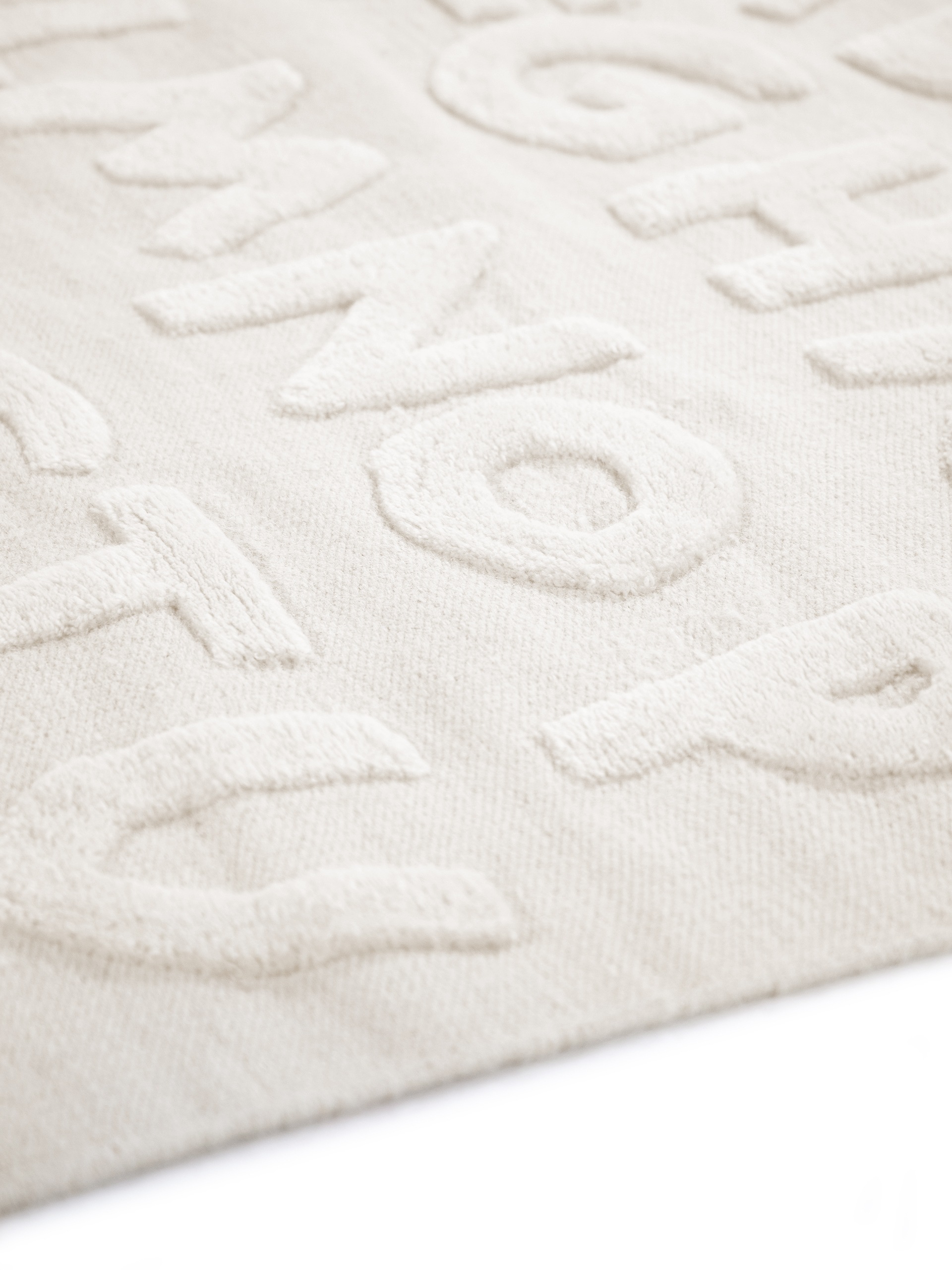 carpetfine Tapis pour enfants »ABC Alphabet« Rond 0,6 mm Höhe