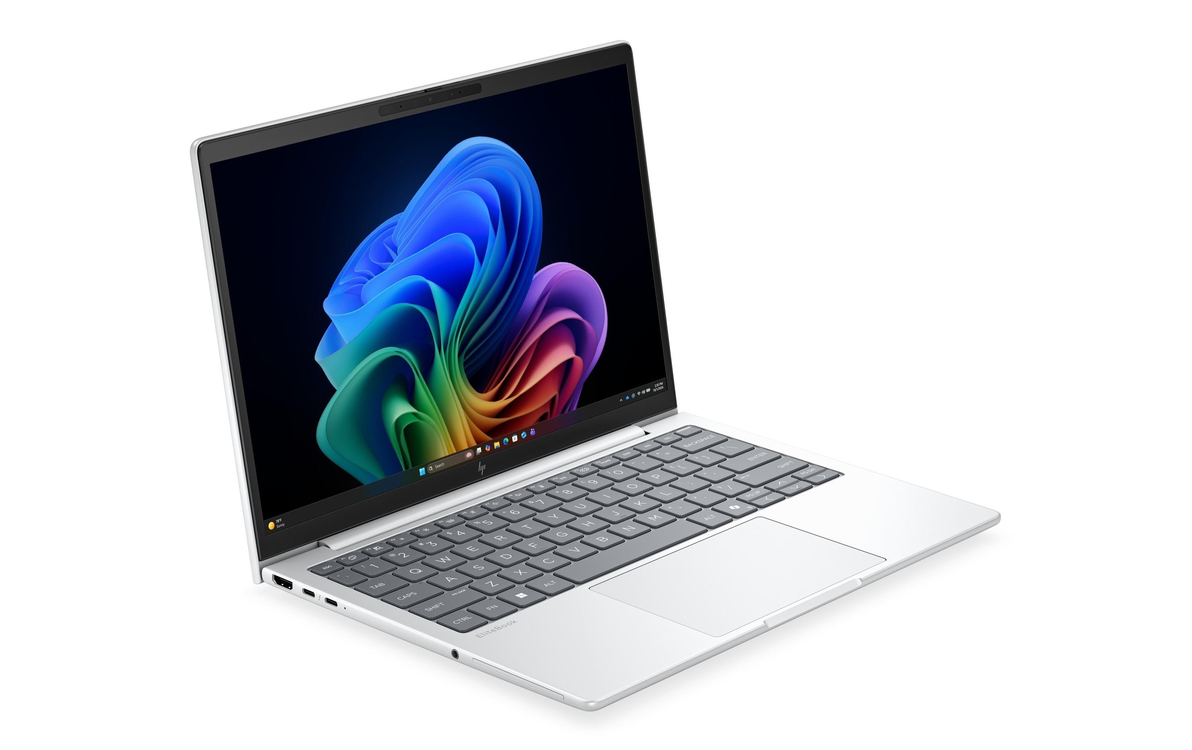 HP Ordinateur portable professionnel »EliteBook 8 G2i 13 AI PC DE4Q2ET« / 13,3 ″ Intel Core Ultra 5 NPU intégrée (Neural Processing Unit)
