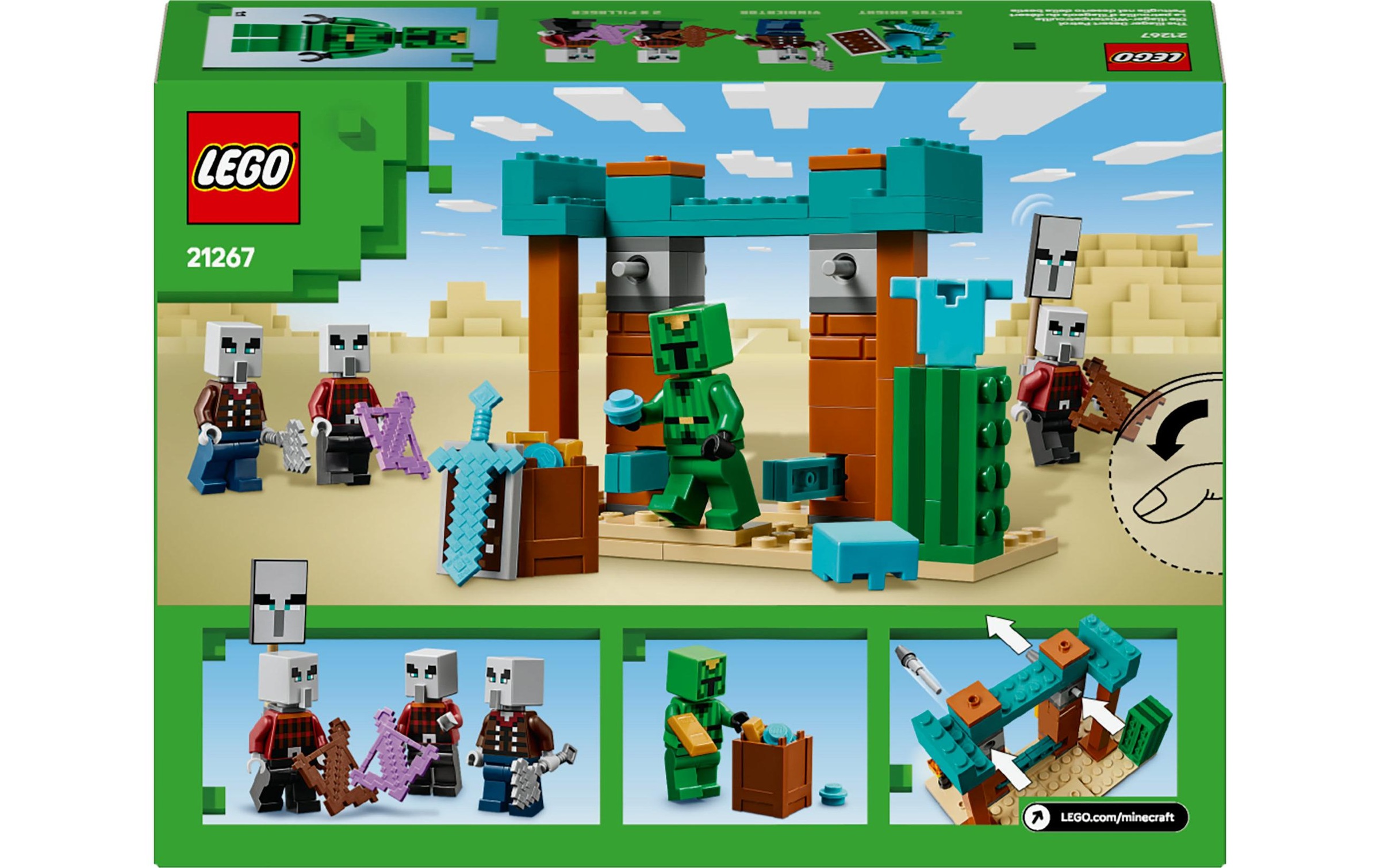 LEGO® Briques de jeu »Minecraft Die Illager-Wüstenpatrouille 21267«
