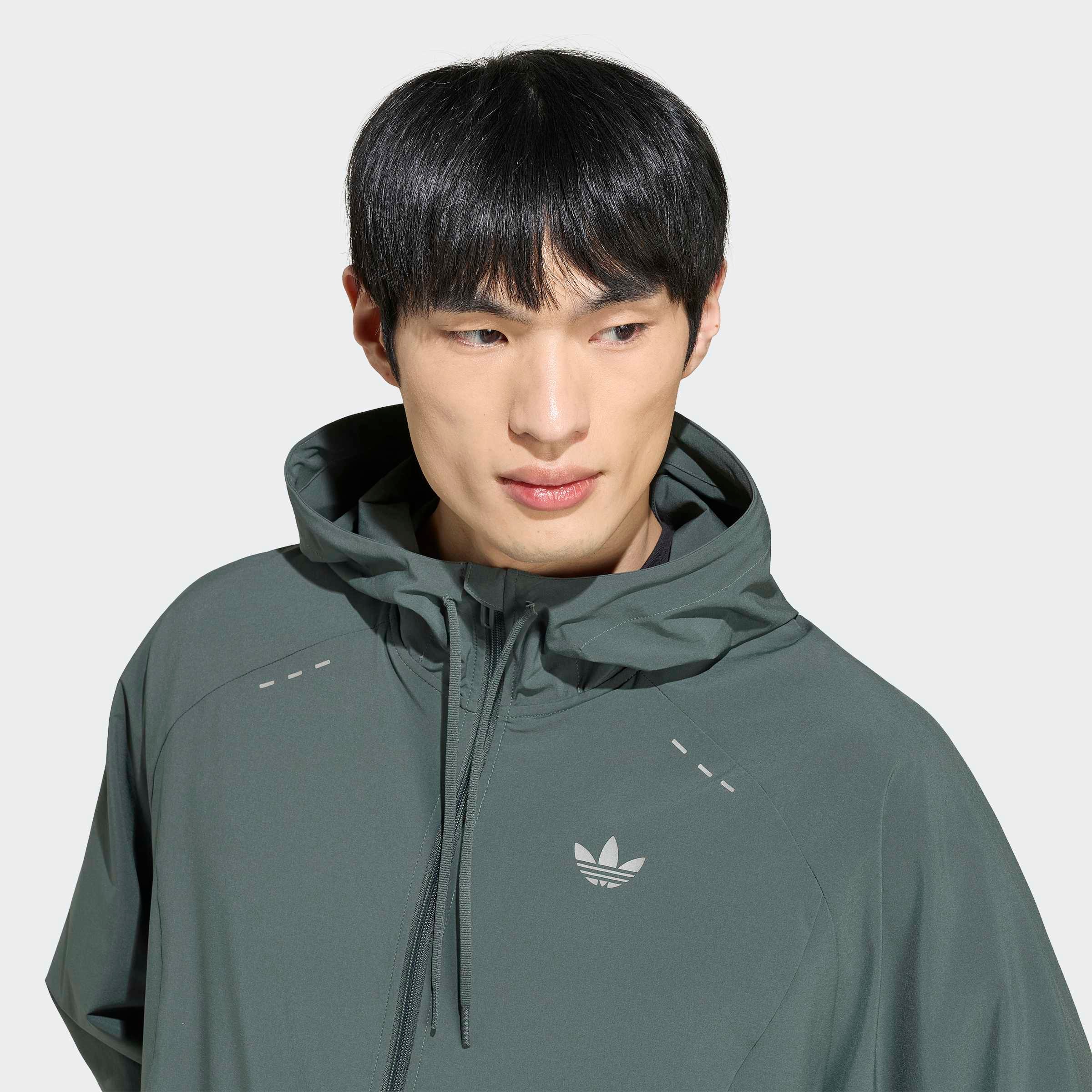 adidas Originals Kapuzensweatshirt »TECH TREFOIL ESSENTIALS ORIGINALS, KAPUZE, DURCHGEHENDER REISSVERSCHL«

