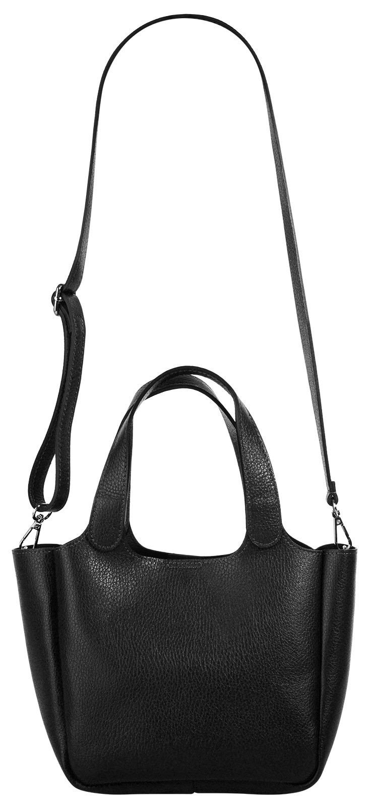Cluty Henkeltasche echt Leder, Made in Italy