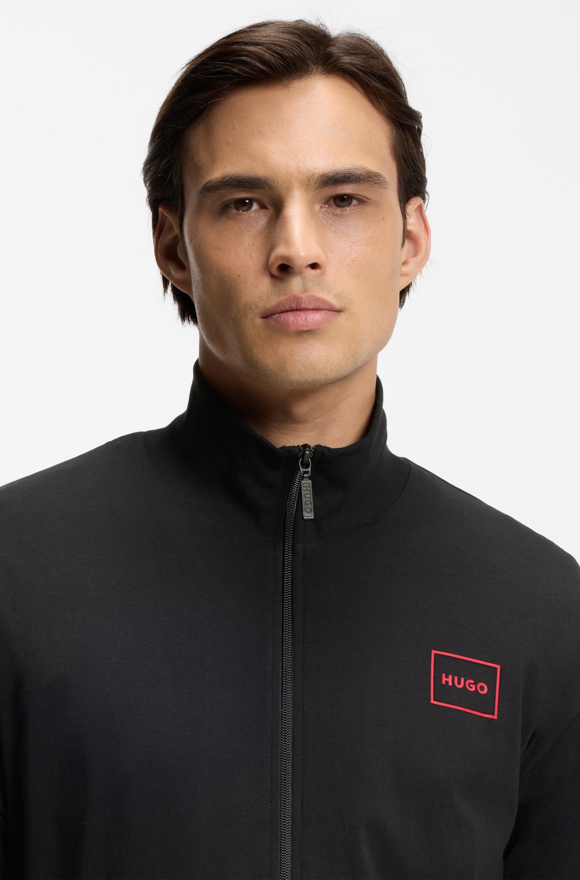 HUGO Underwear Veste sweat »Laze Zip Jacket« mit seitlichen Taschen