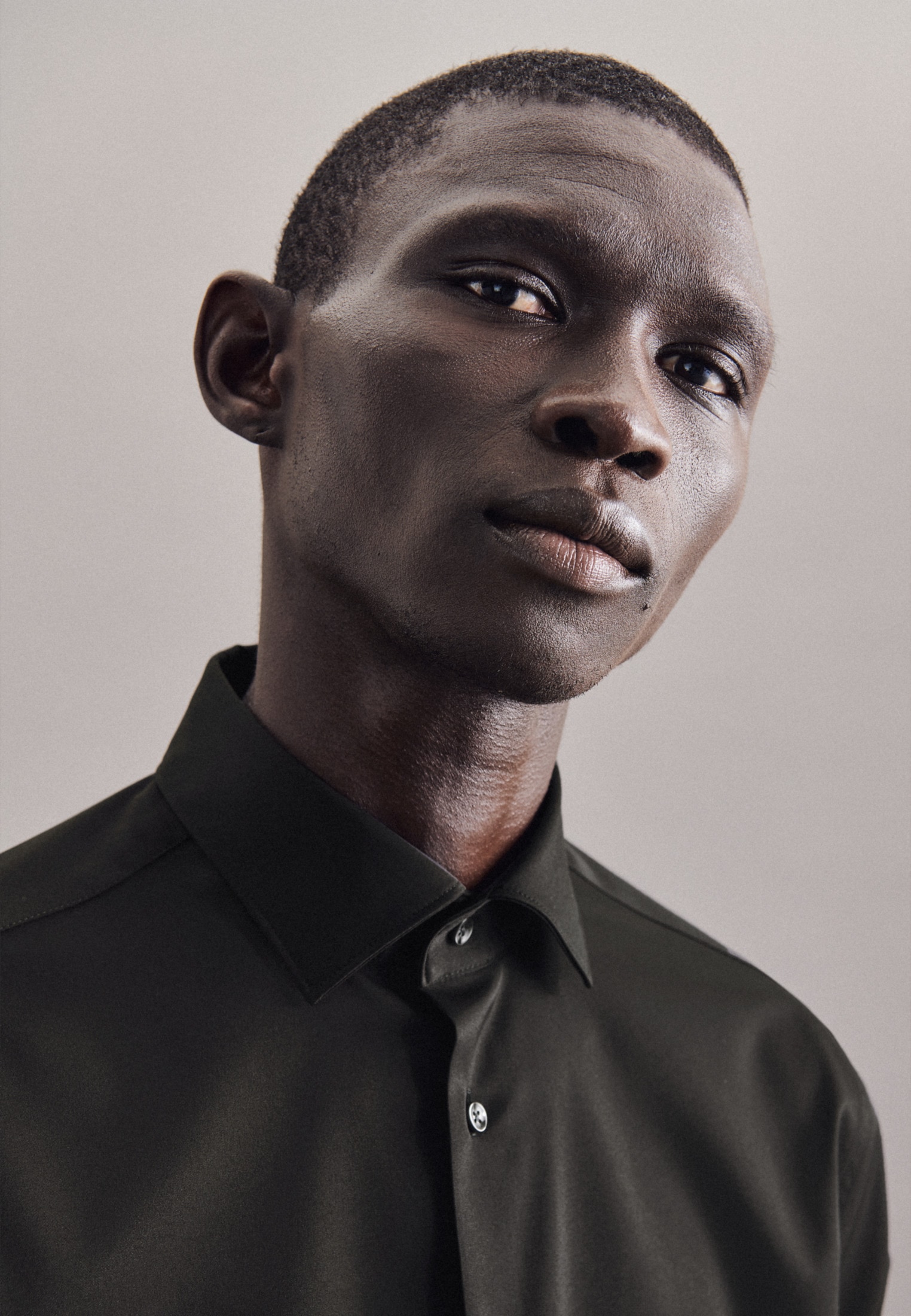 seidensticker Chemise d'affaires »Schwarze Rose« Regular 1/1 Kentkragen Uni