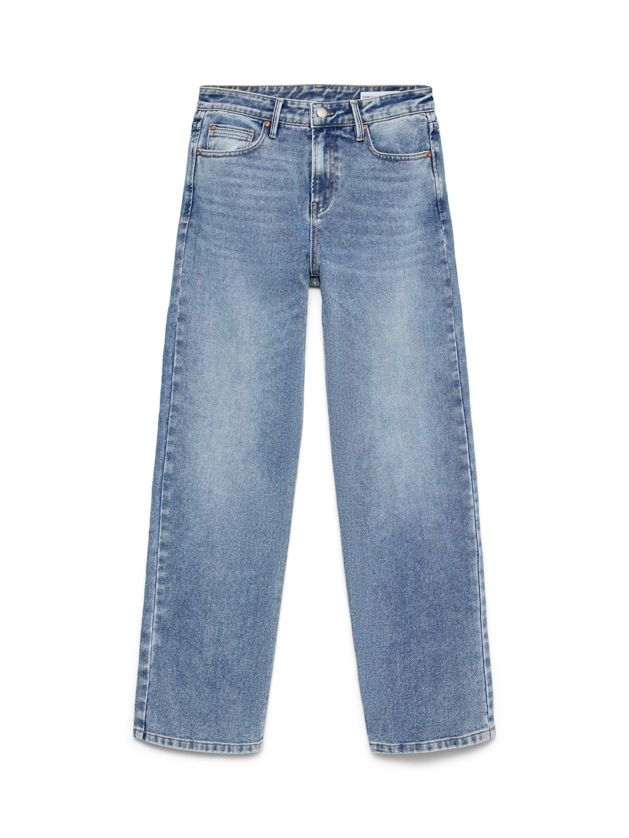 Vero Moda Jeans droit »VMALLISON MR STRAIGHT DNM JEANS SI3100« Baumwollmischung, straight fit