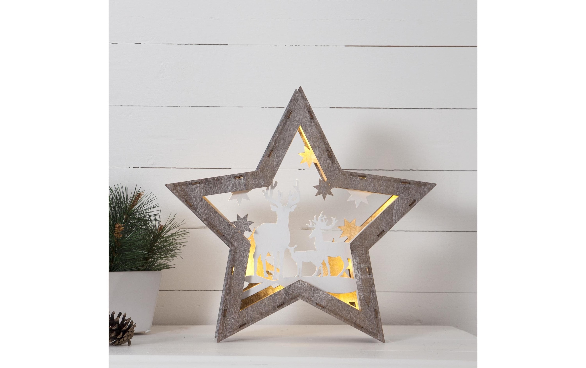 Parforce Traditional Hunting LED Dekofigur »Trading Tischdeko Stern Fauna«