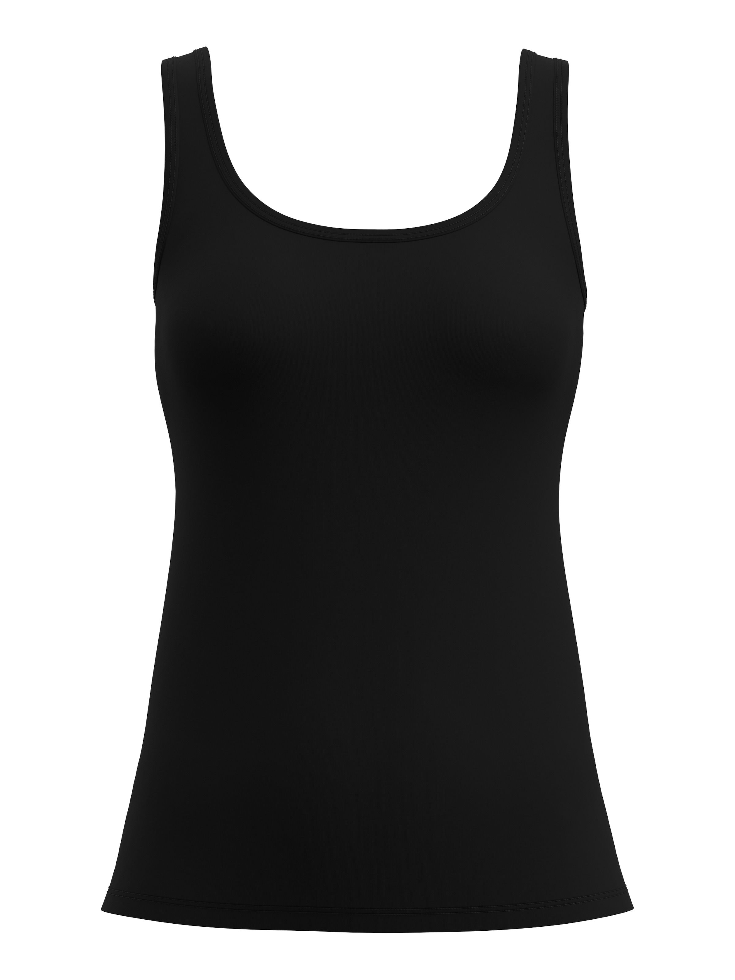 CALIDA Haut de chemise »Essential Cotton« mélange coton, jersey simple, élastique, col rond