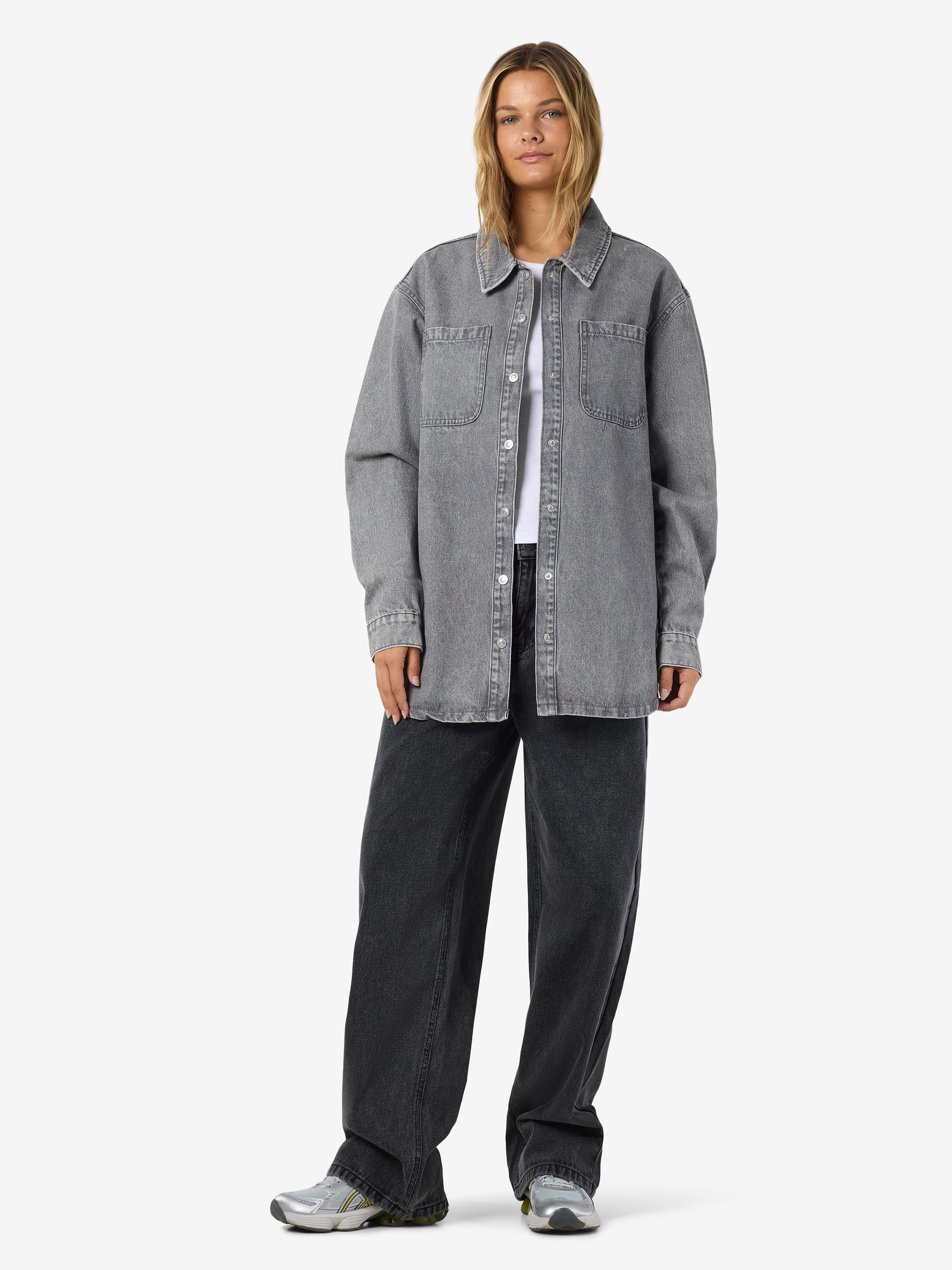 Noisy may Jeansjacke »NMALVA L/S DNM SHACKET AZ450MG NOOS«