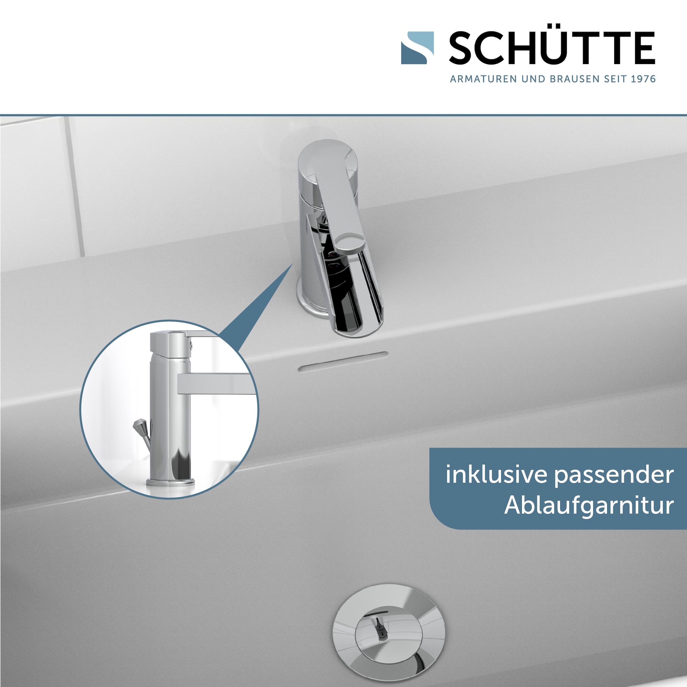 Schütte Waschtischarmatur »Niagara« mit Zugstange, Wasserhahn mit Wasserfall, Mischbatterie Waschbecken